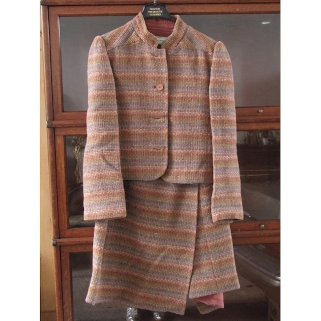 Ib Jorgensen Couture Irish Tweed Suit Good Original Conditio...