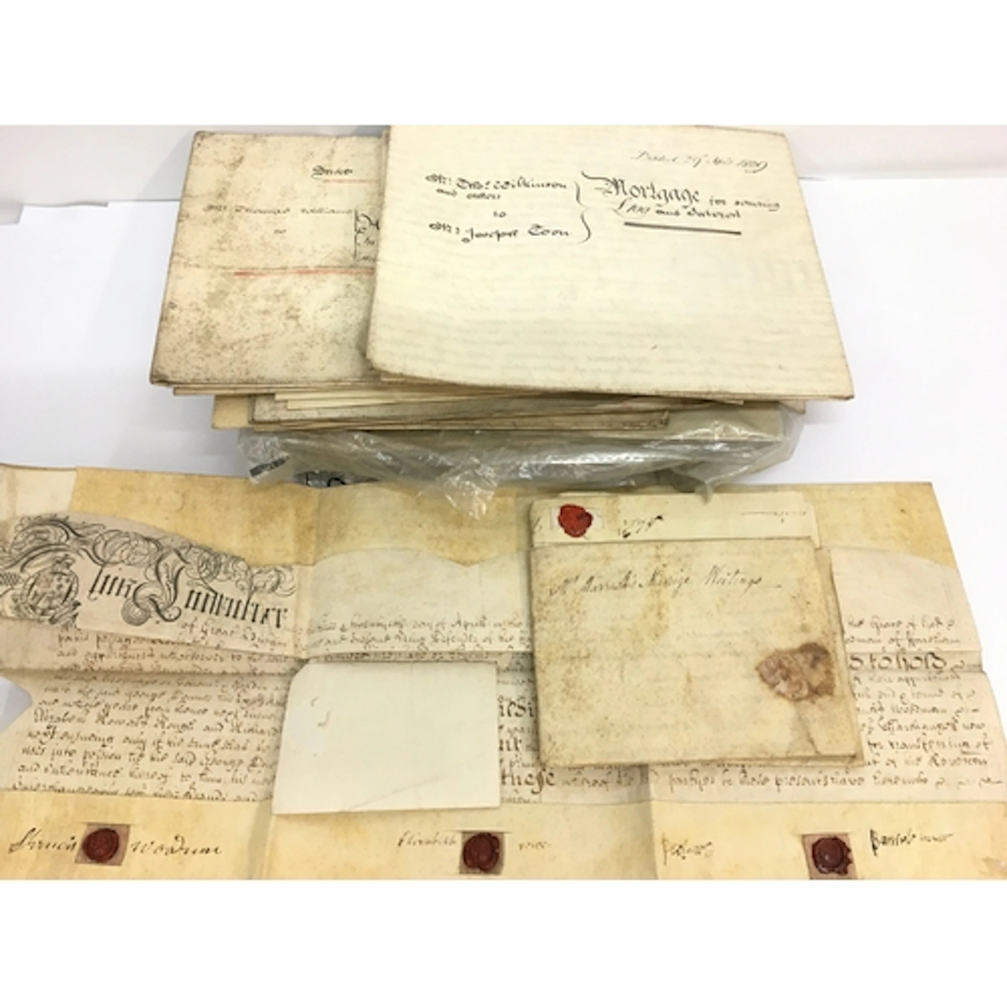 A collection of 18th & 19th century Conveyance Mortgage ...