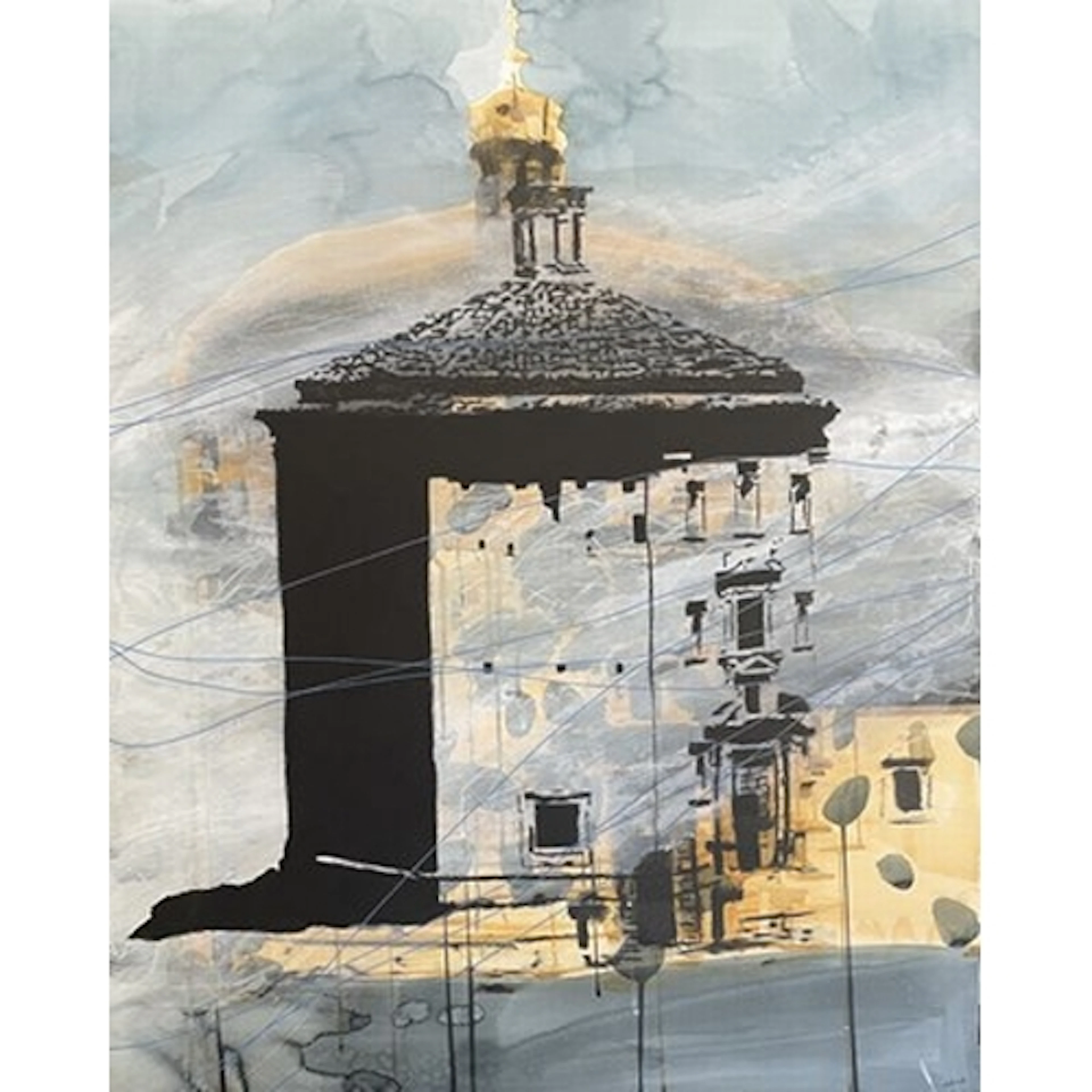 Sara Dudman RWA (British, Contemporary) Farfalle (Chiesa del...