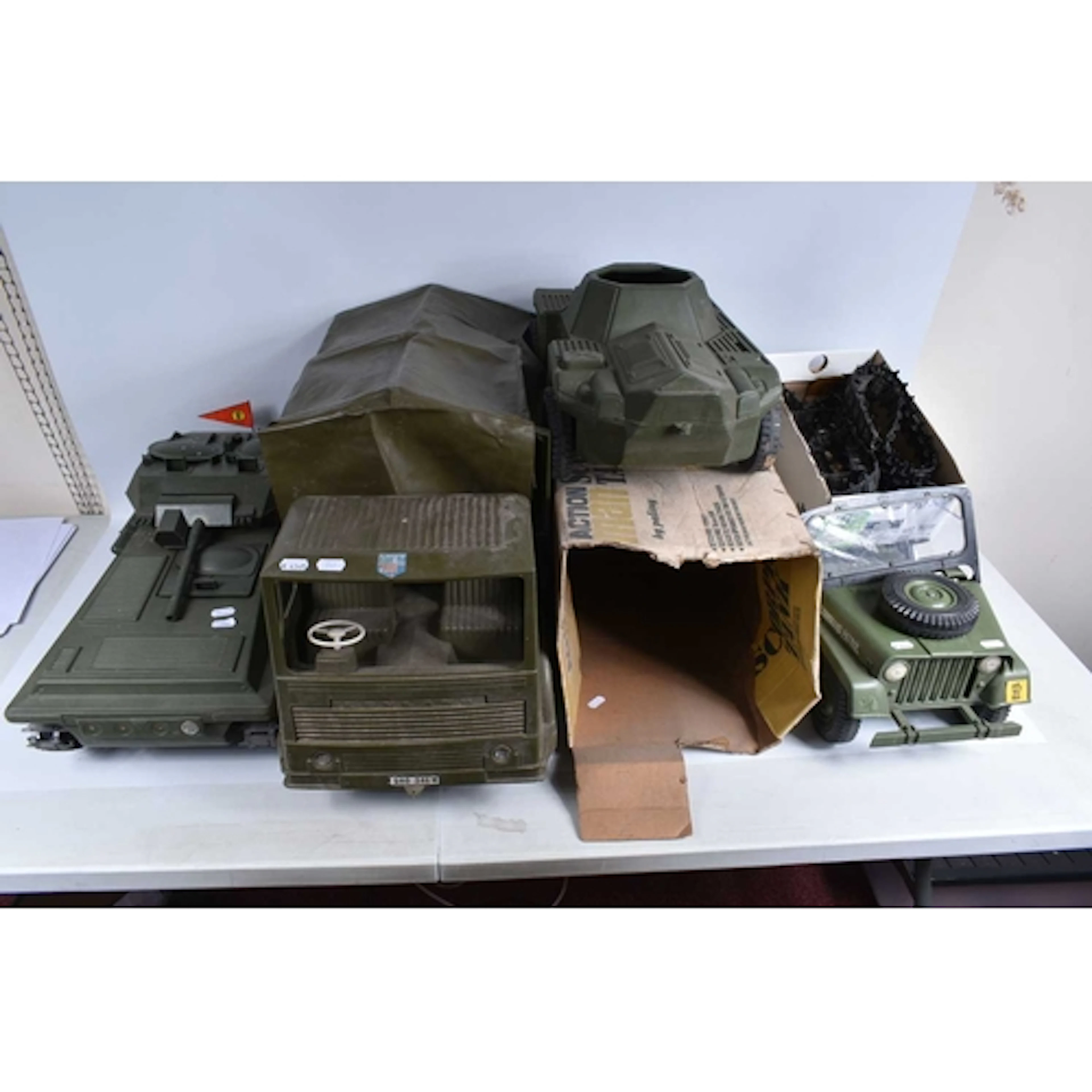 A BOXED PALITOY ACTION MAN SCORPION TANK, No.34710, appear l...