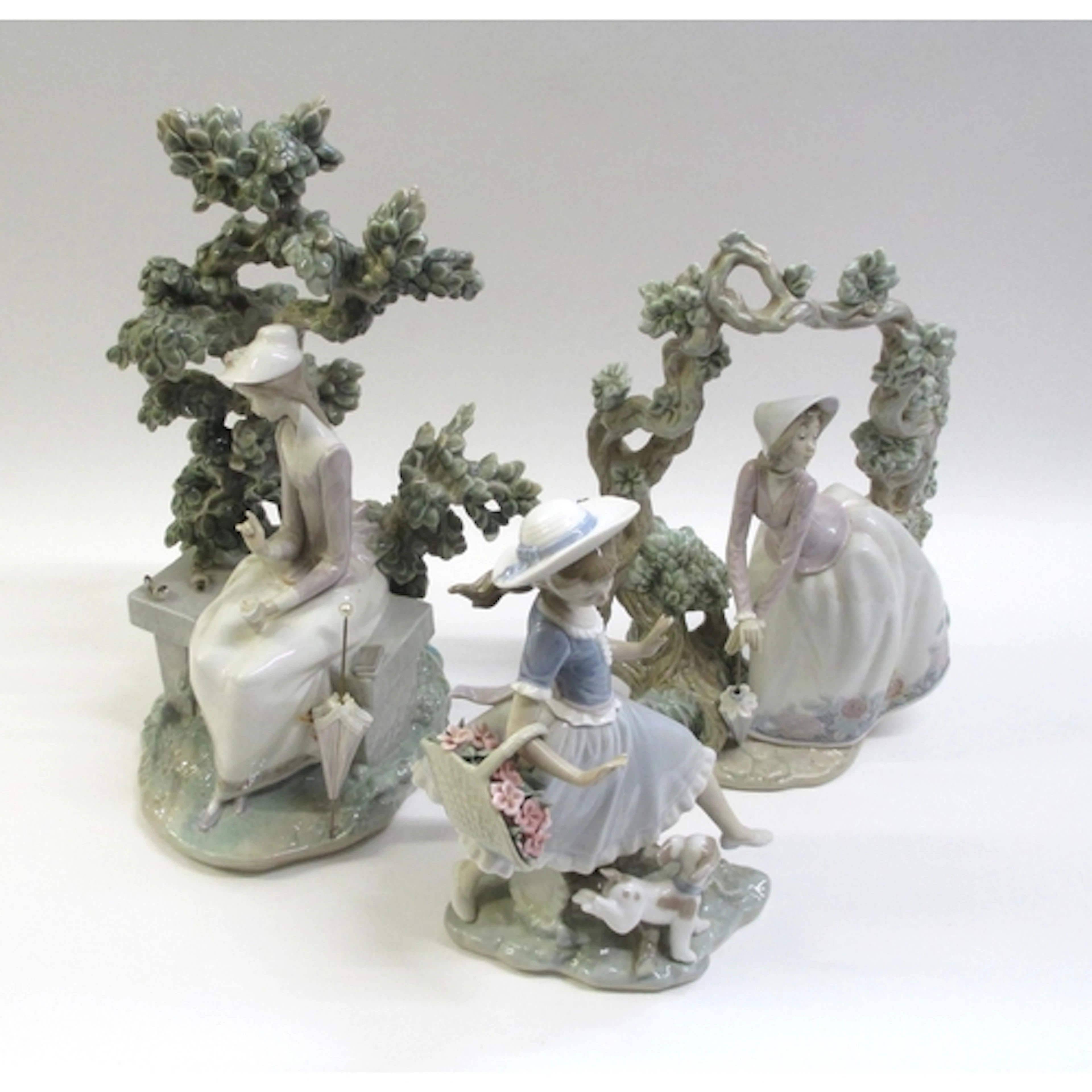 Group of three large Lladro figures No.s 5297, 4920 & 1270, ...