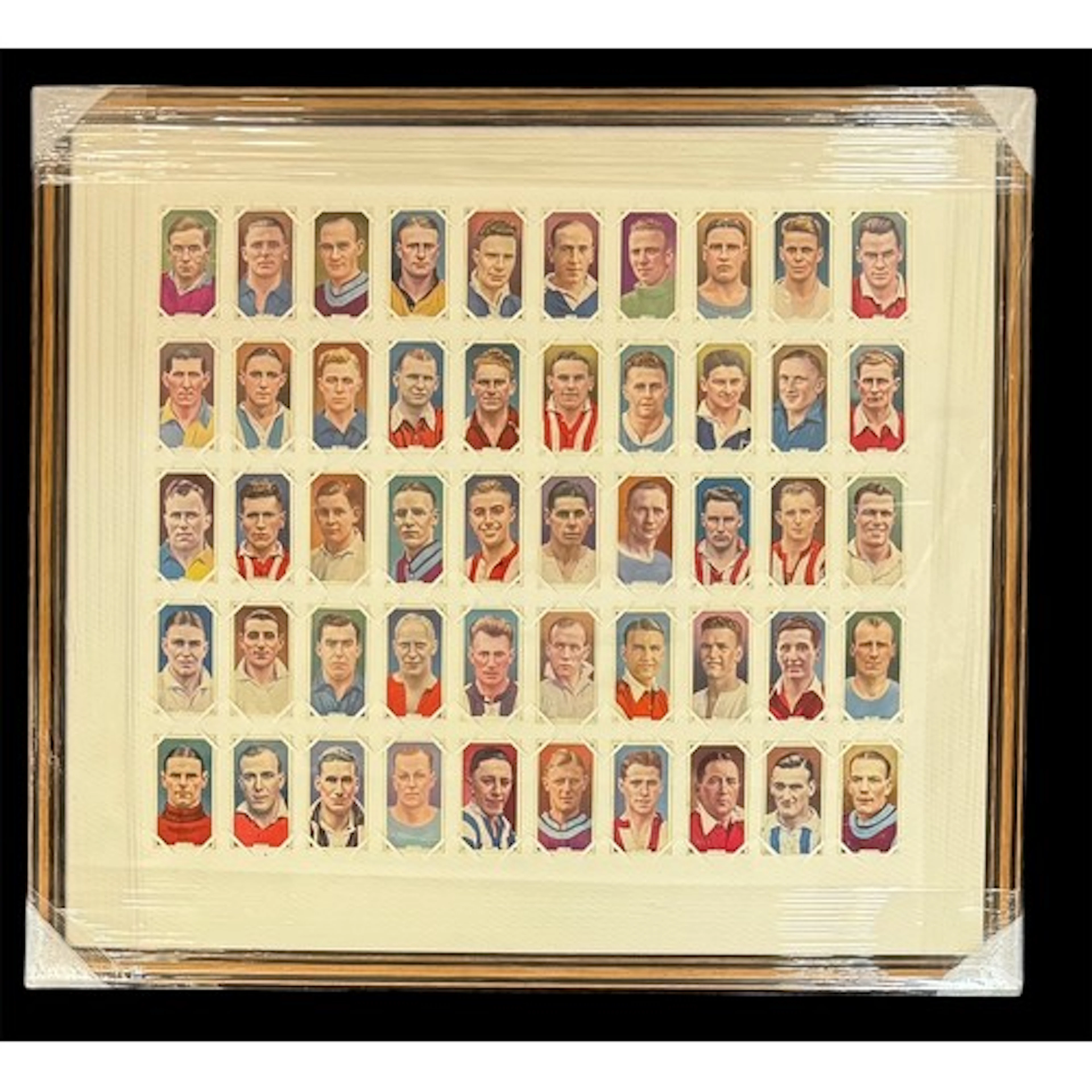 Phillips Soccer Stars full set of 50 cards, professionally f...