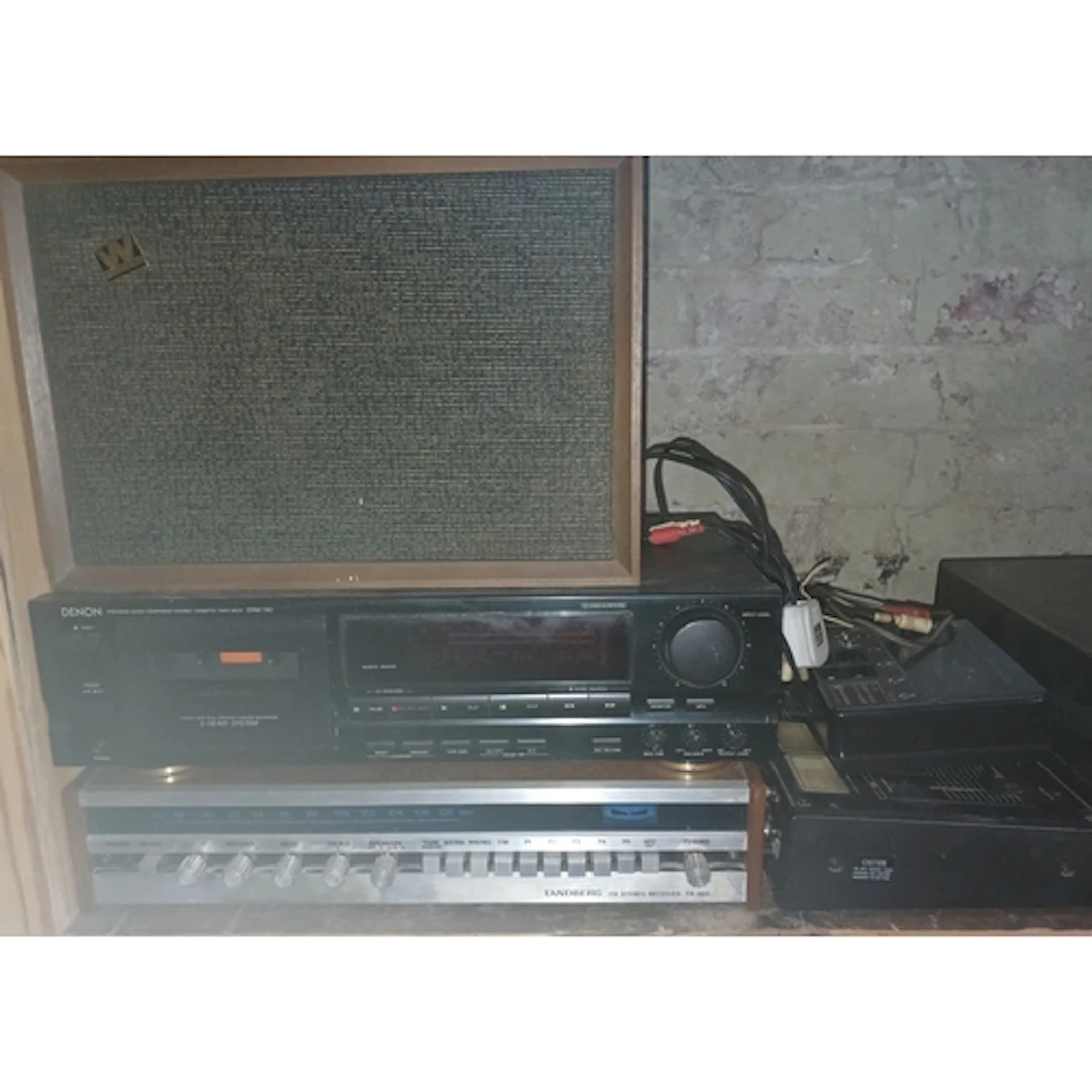 Assorted HiFi separates including Denon DRM-740 Tandberg TR-...