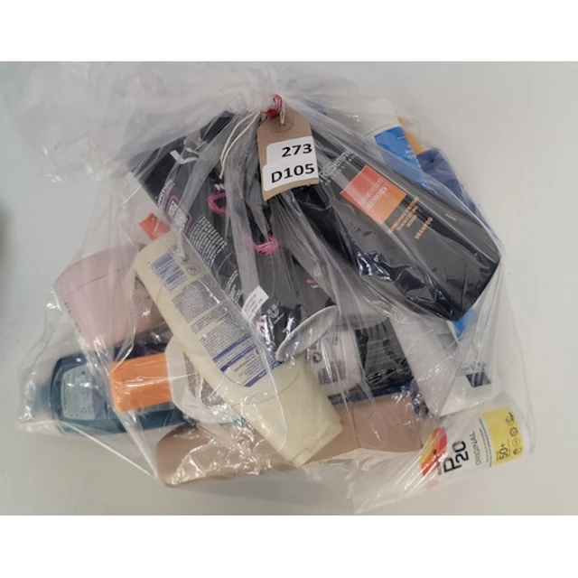 ONE BAG OF PART USED COSMETICS including Tresemme, Lynx and ...
