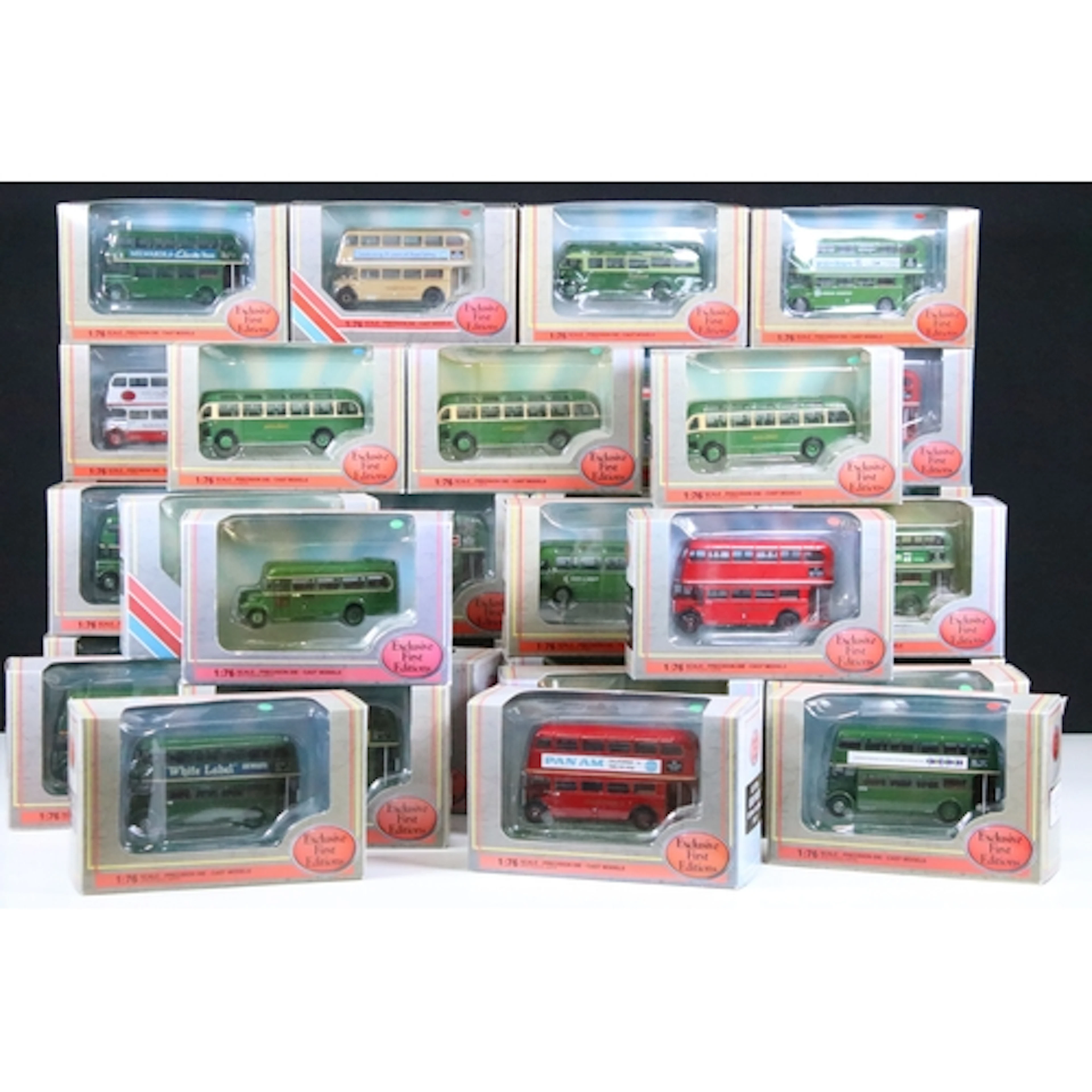 40 Boxed EFE Exclusive First Editions diecast model buses to...