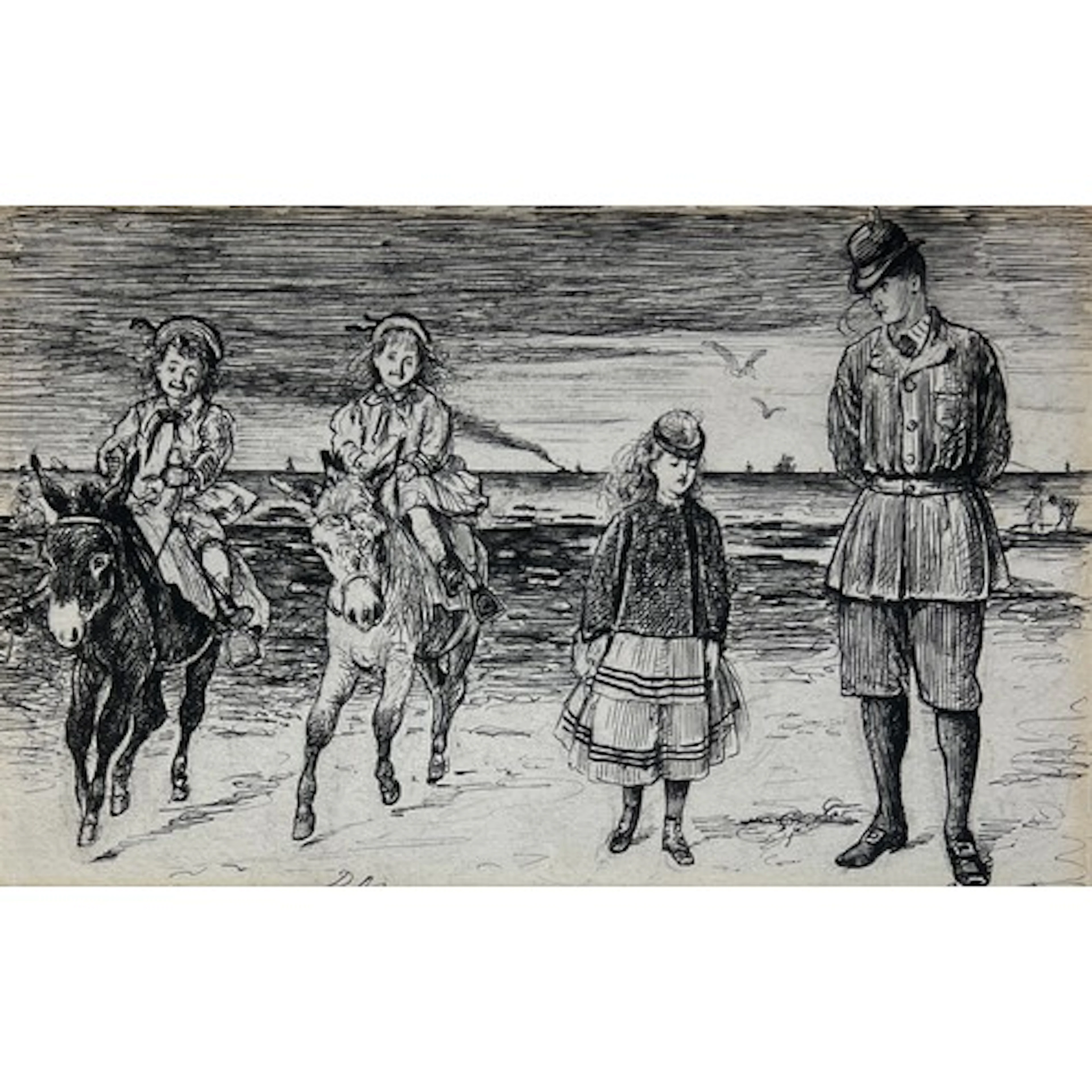 George Louis Palmella Busson Du Maurier (French, 1834-1896),...