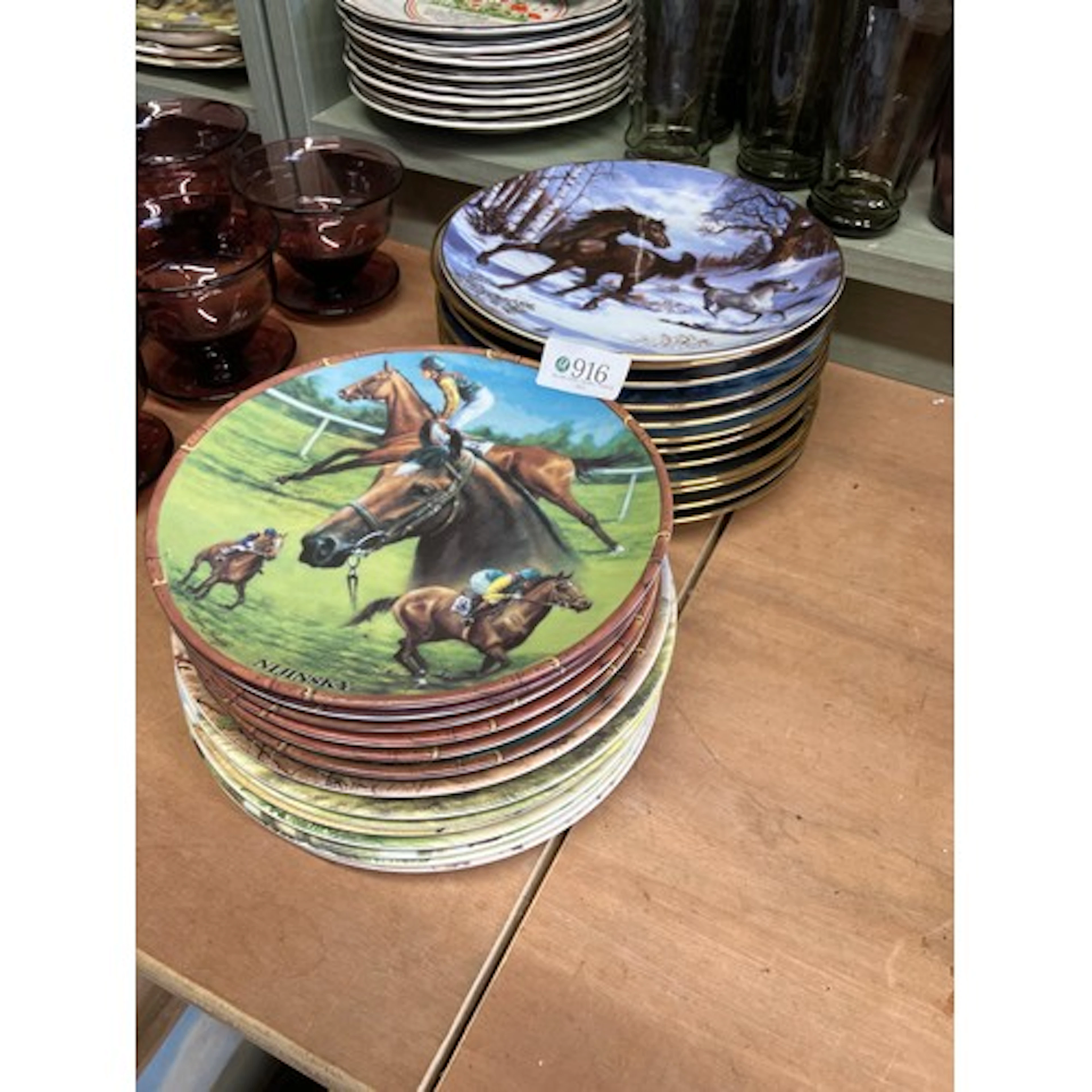A collection of British commemorative cabinet plates, late 2...