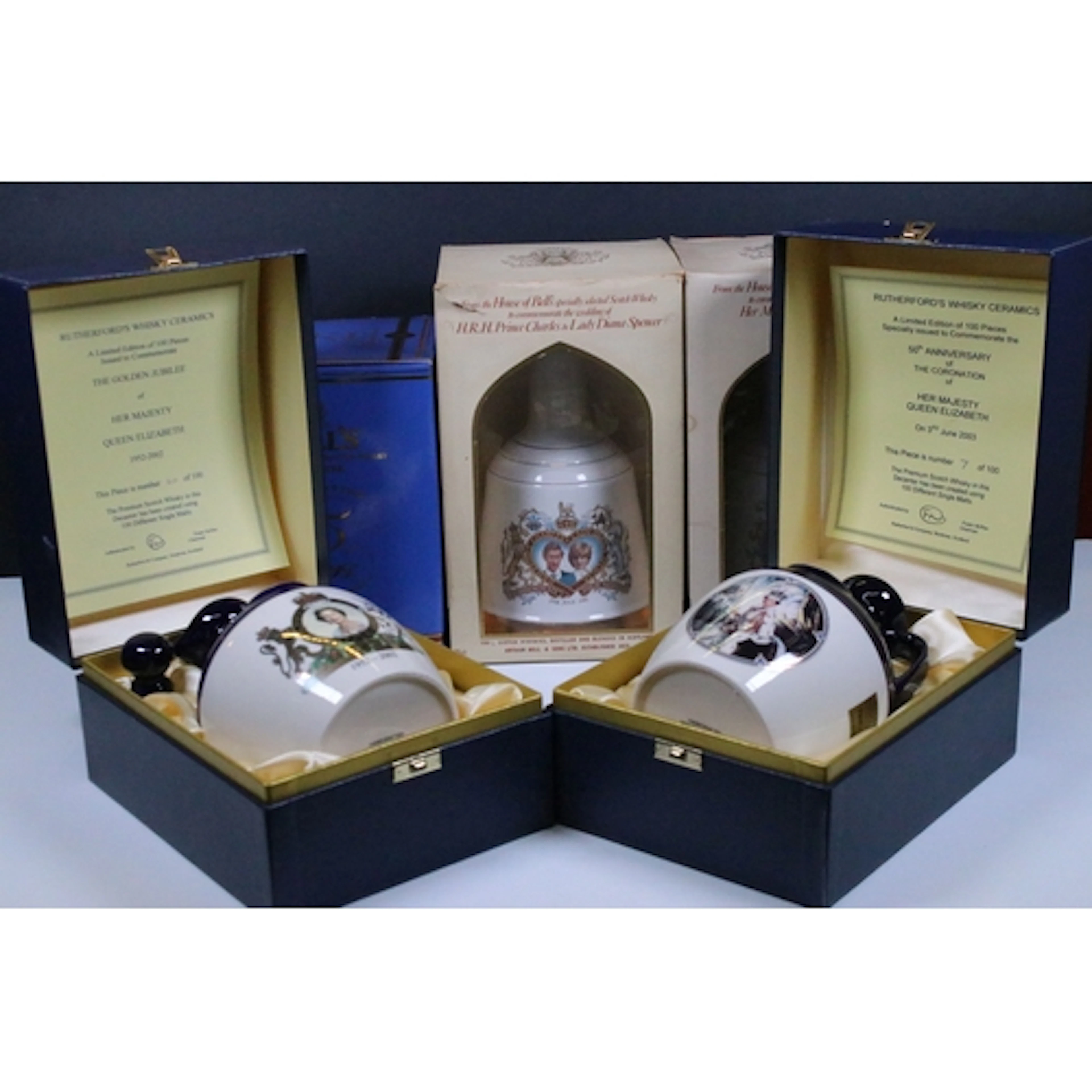 Collection of commemorative whiskies, to comprise Rutherford...