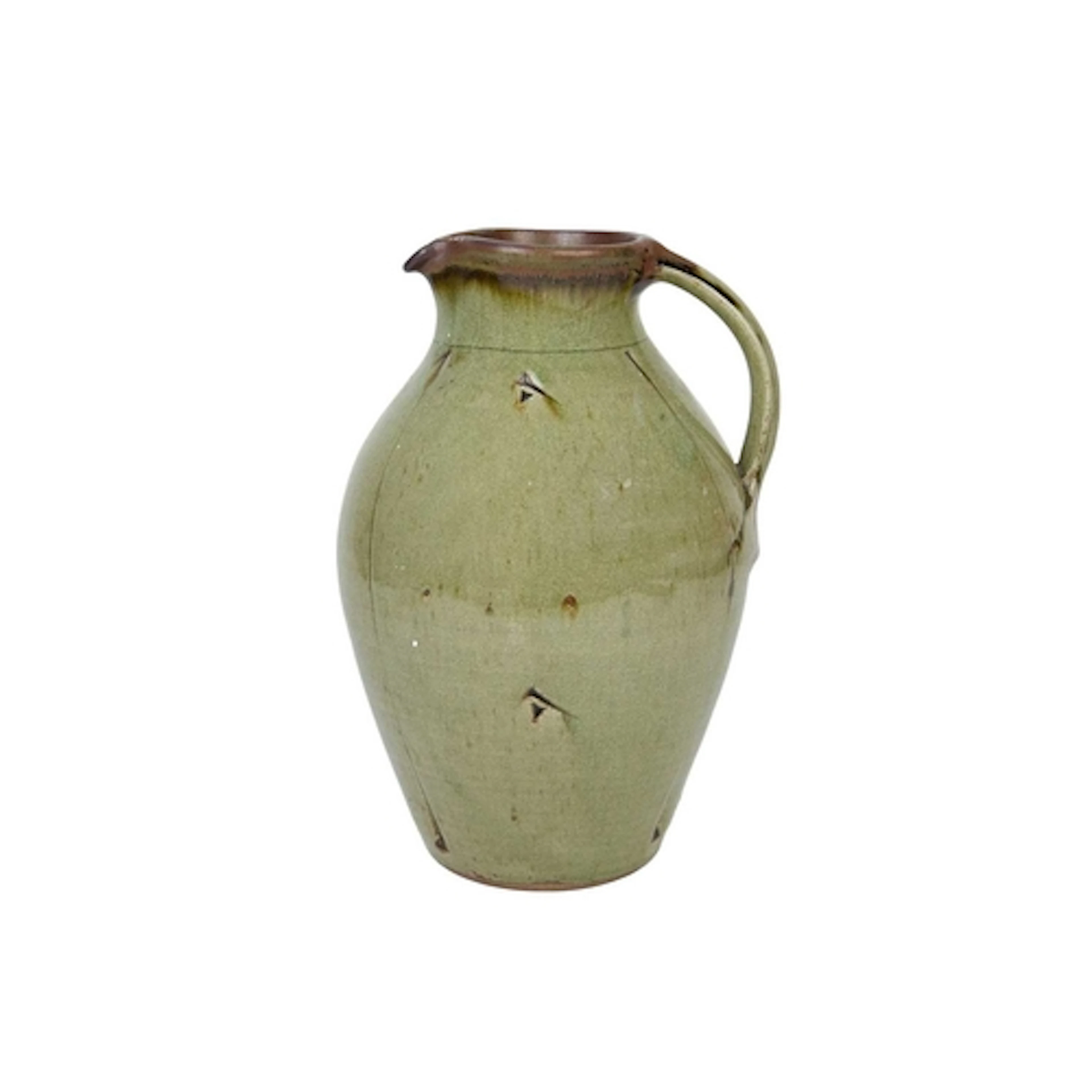 § John JELFS (1946) Large Jug Stoneware, impressed seals to ...