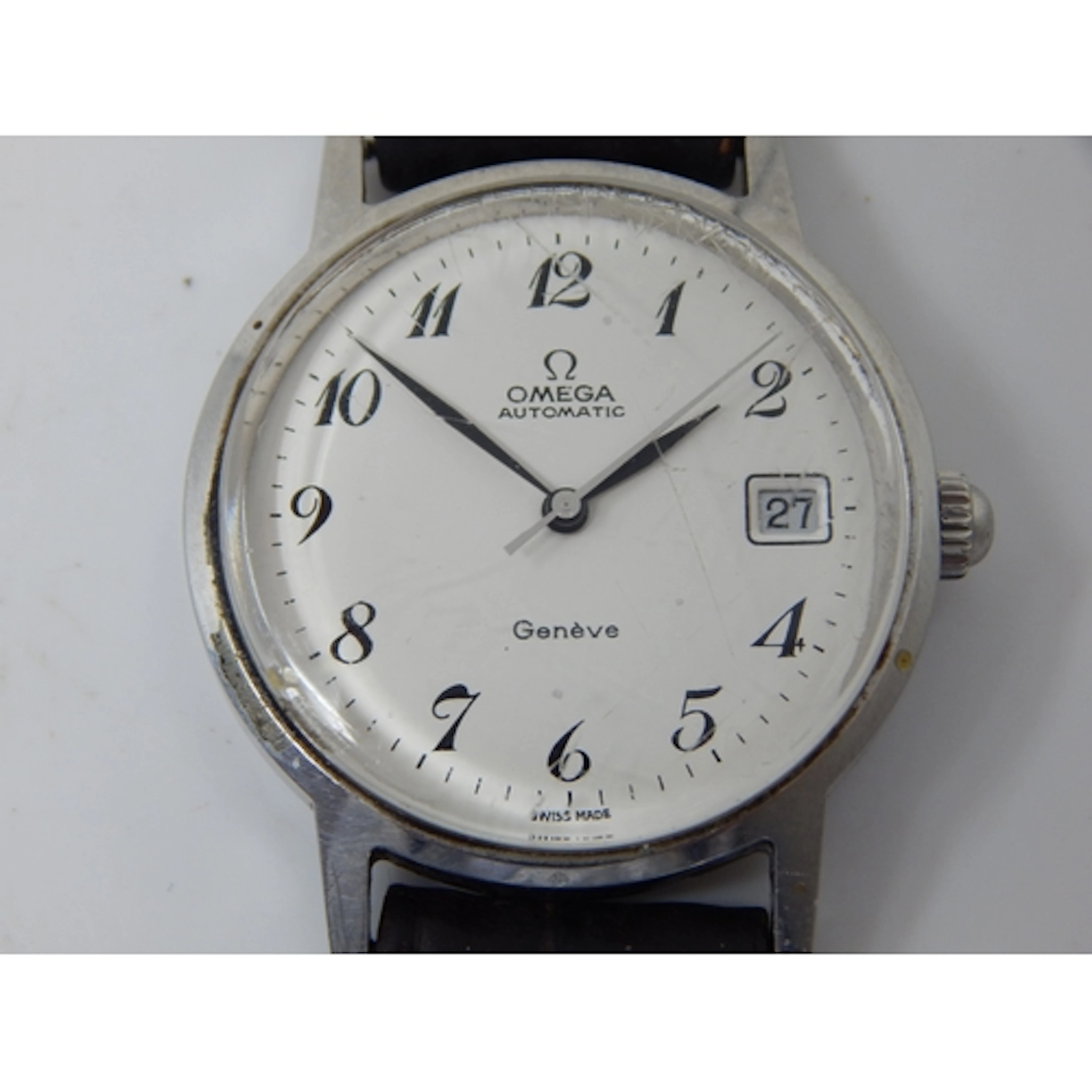 OMEGA: Gentleman's Omega Automatic Wristwatch with Date Aper...