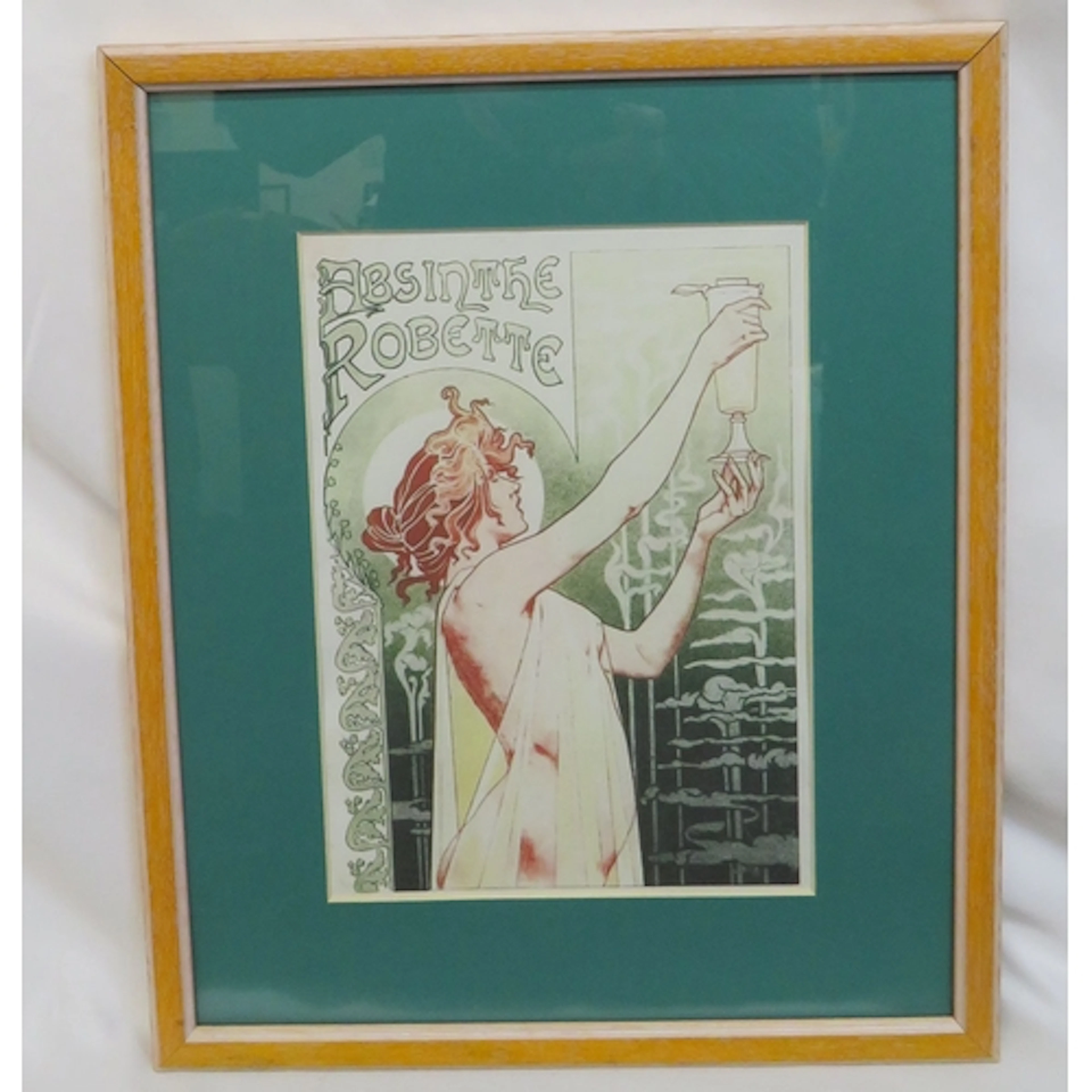 F/g French Advertising Print 'Absinthe Robette', 28cm x 35cm...