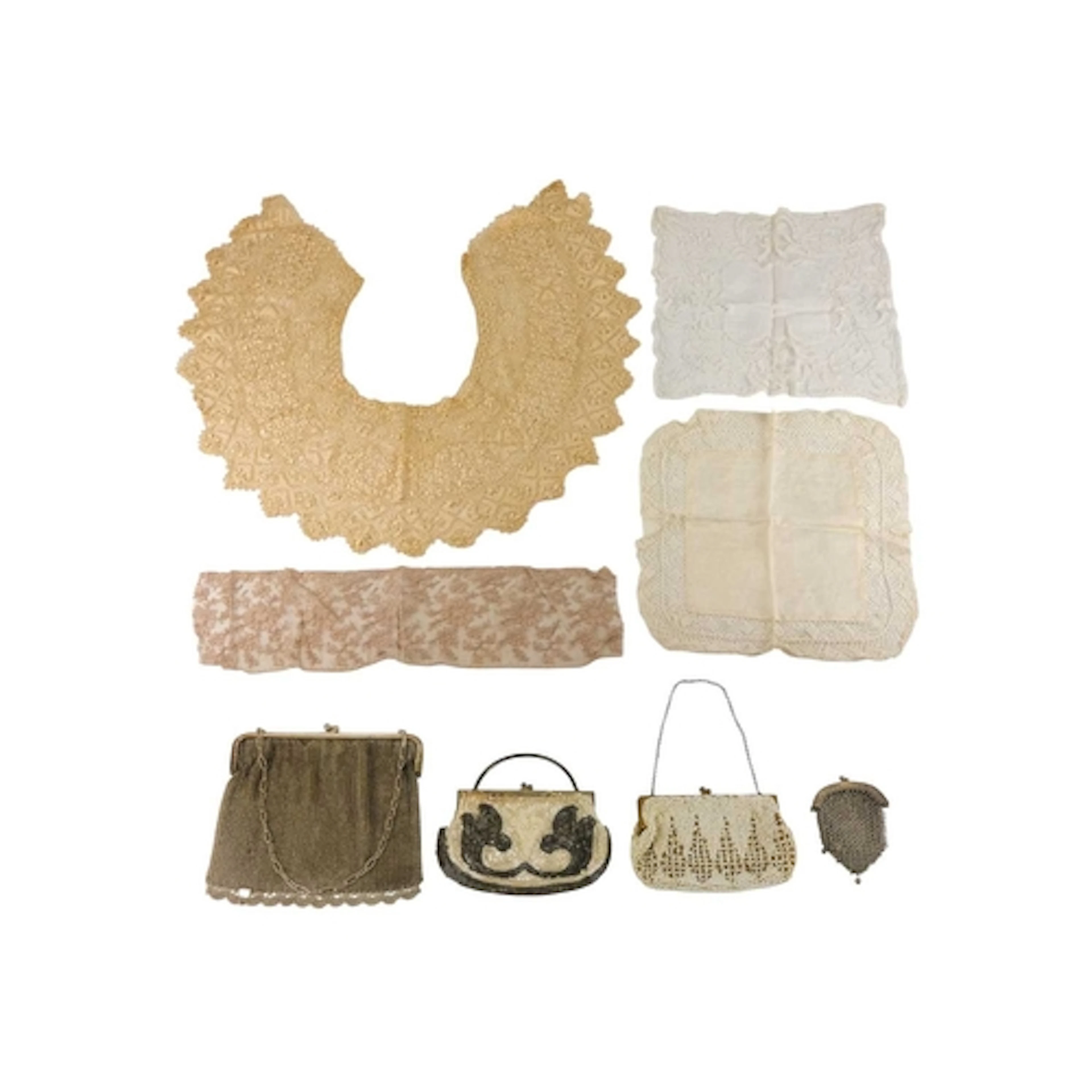 Vintage fashion. A lovely collection, including two beaded c...