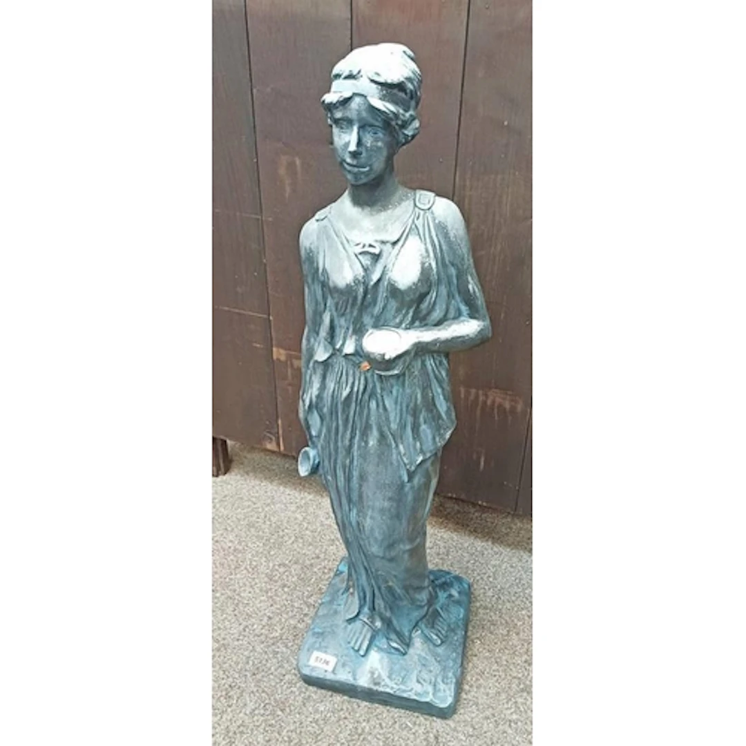 COMPOSITE CLASSICAL GREEK GODDESS FIGURE - 85CM TALL