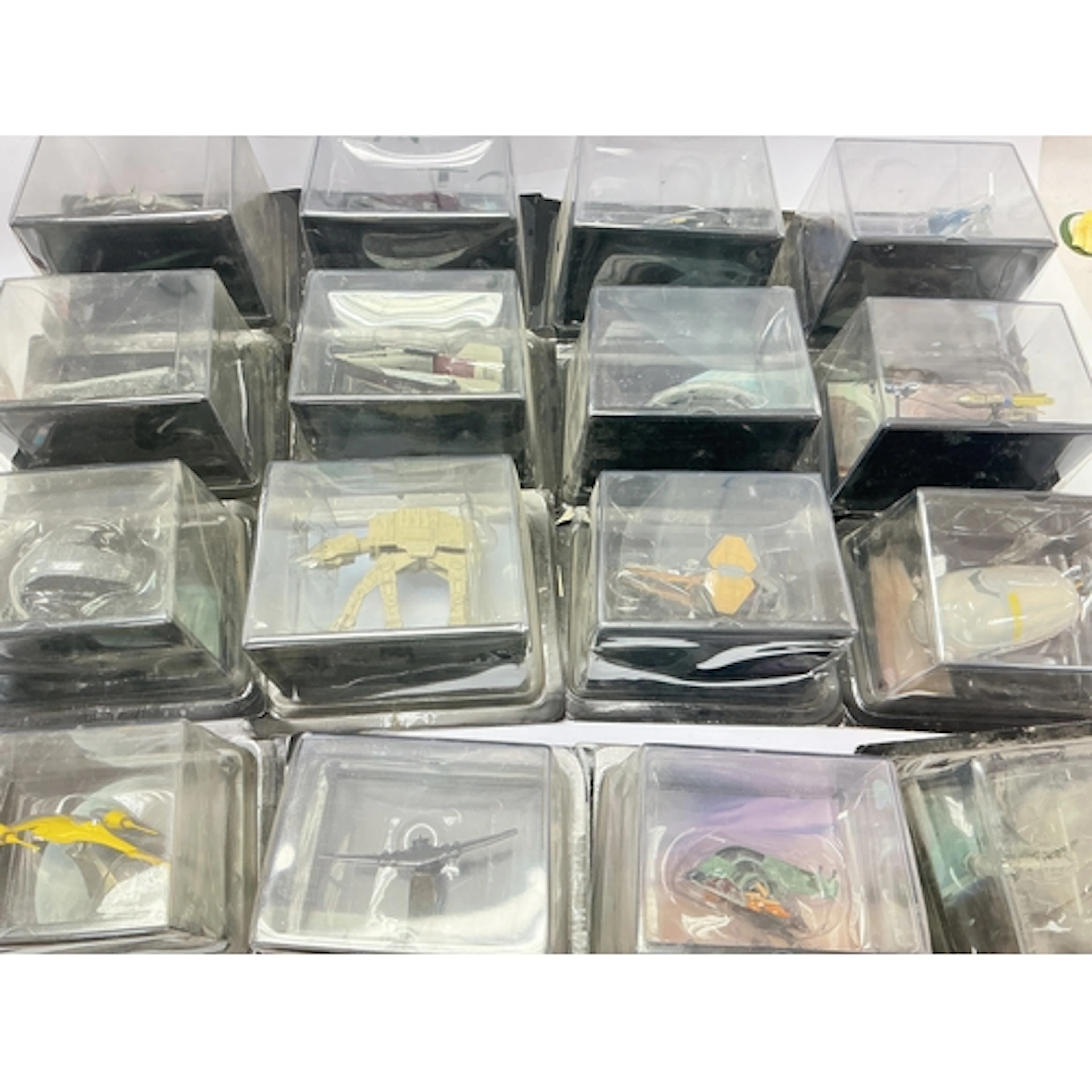 6 Boxes Containing Star Wars Fact Files, Star Wars Helmet Co...