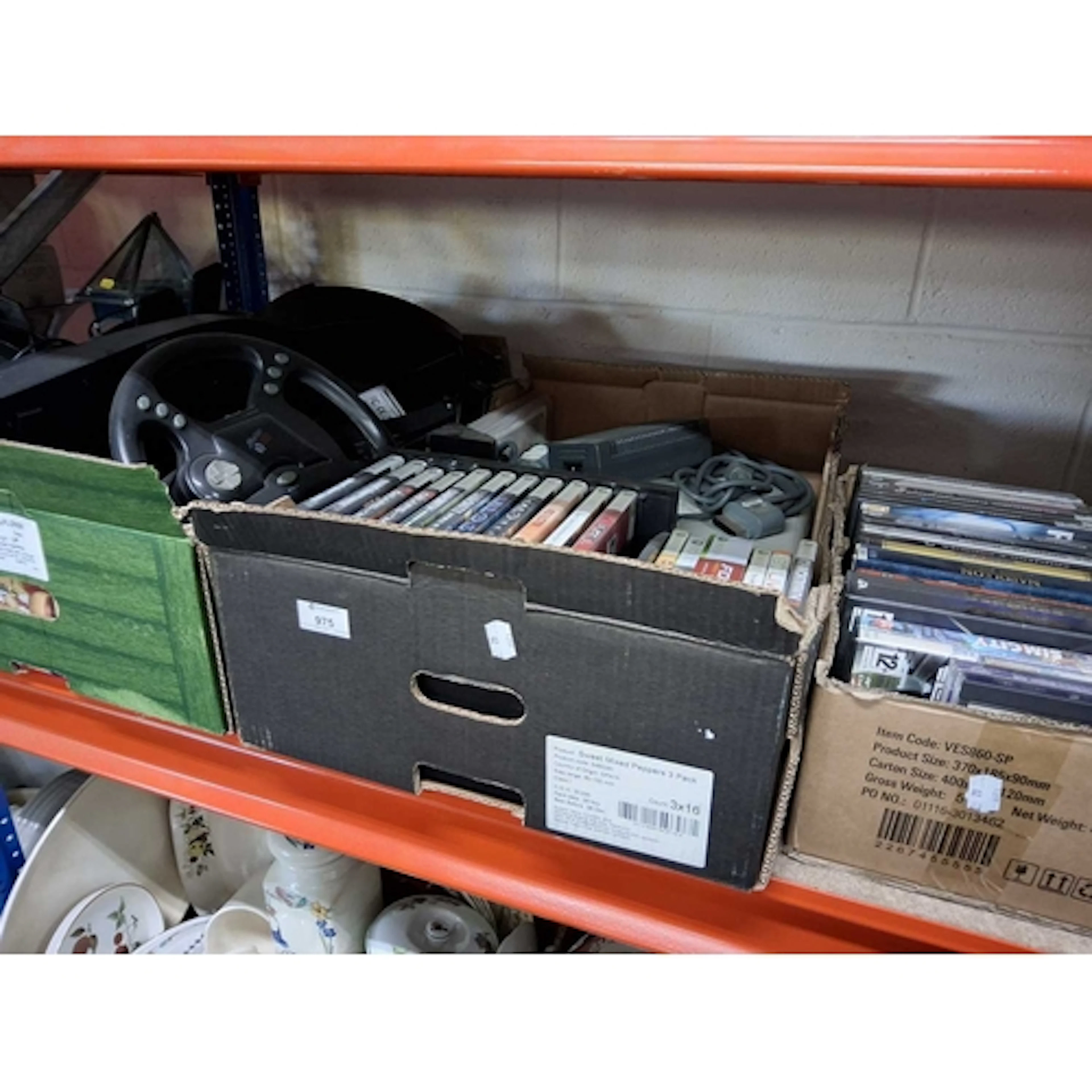 THREE BOXES CONTAINING XBOX 360 VIDEO GAME CONSOLE, GAME ACC...