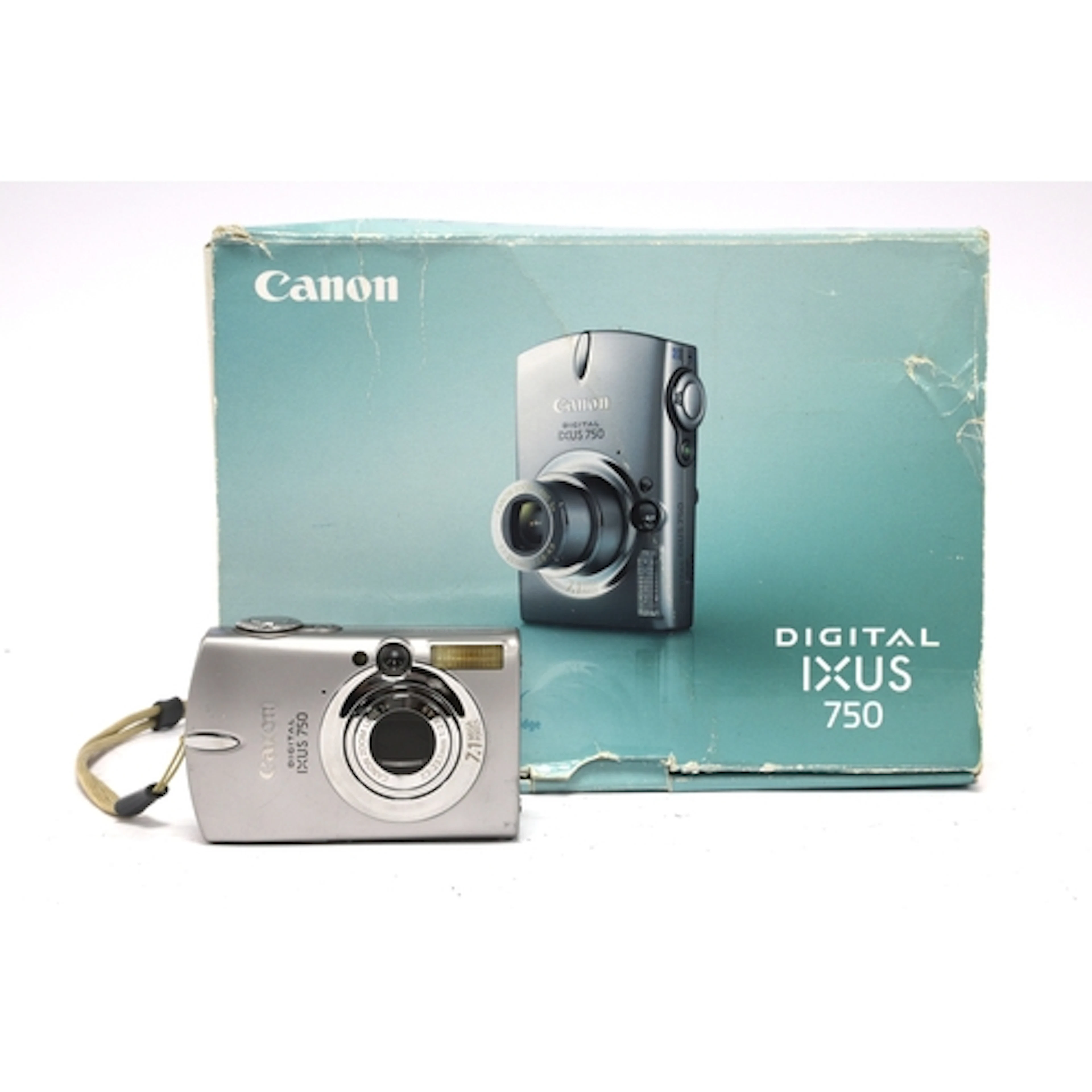 Canon IXUS 750 Digital Compact Camera, silver, boxed with ch...
