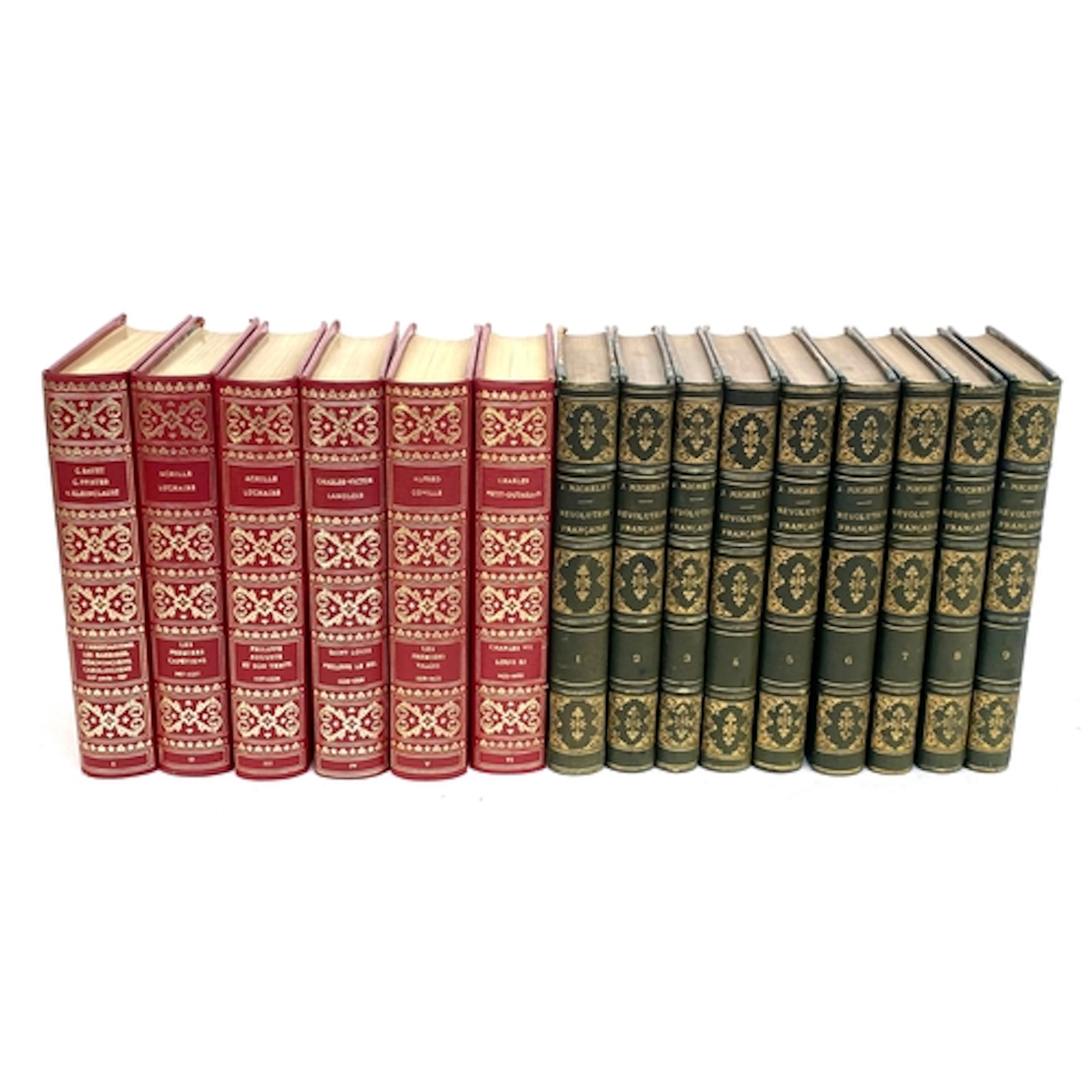 BINDINGS IN FRENCH. Very decorative. MICHELET, J. 'Histoire ...