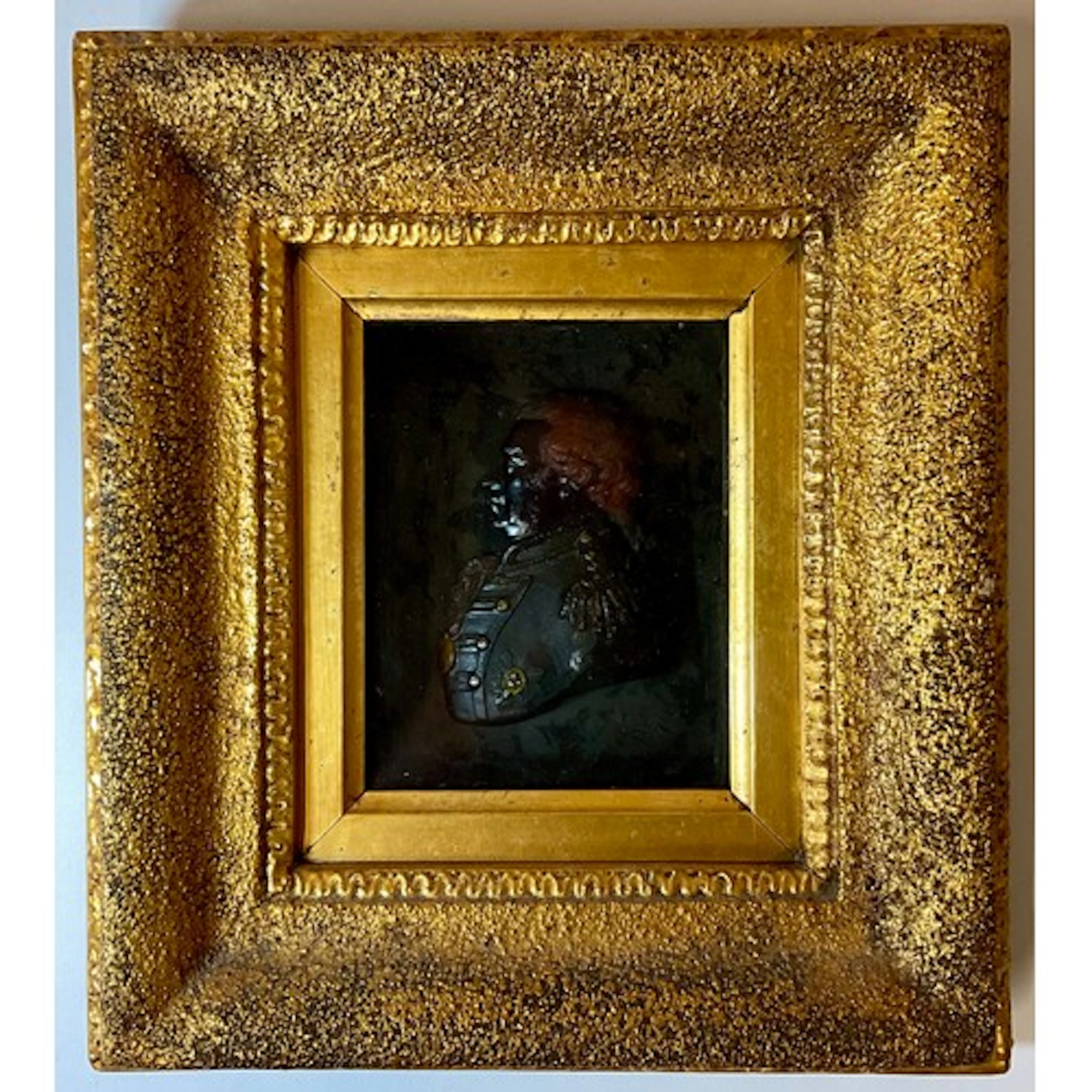 A wax portrait bust, in the style of John Flaxman RA (1755-1...