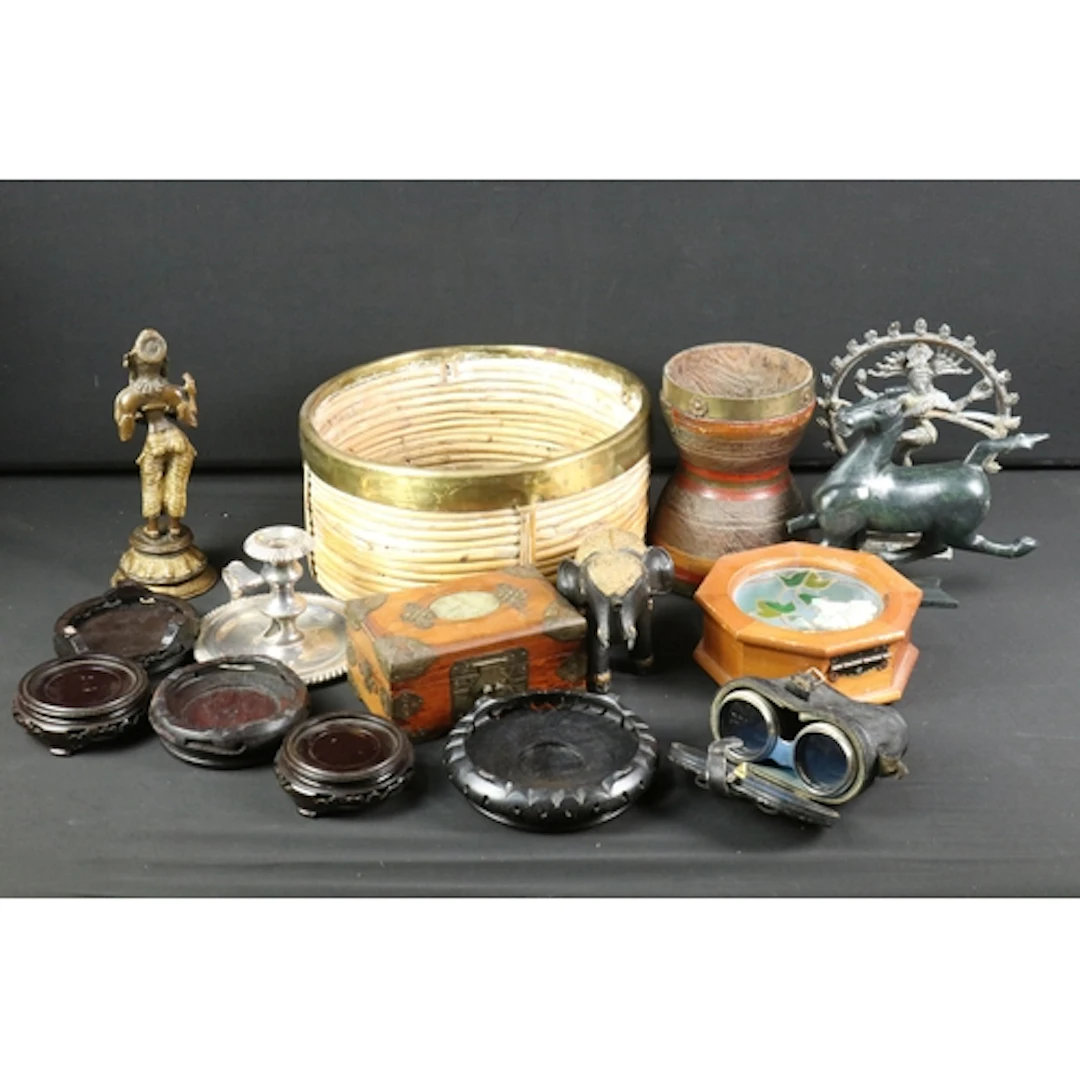 Collection of Chinese and Tibetan figures, to comprise a cas...