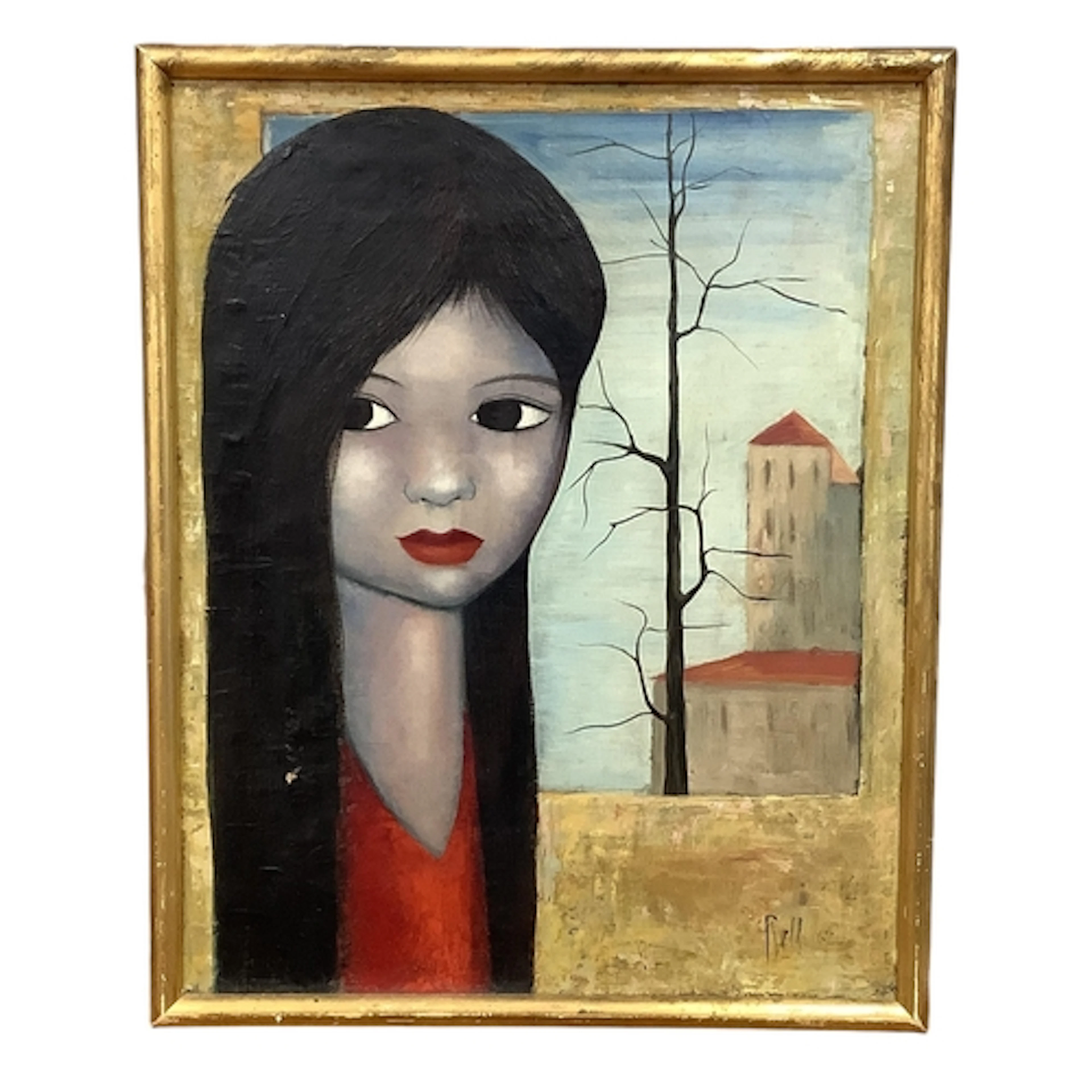 Alexandre Noll (1890-1970) *ARR Girl before a window in a co...