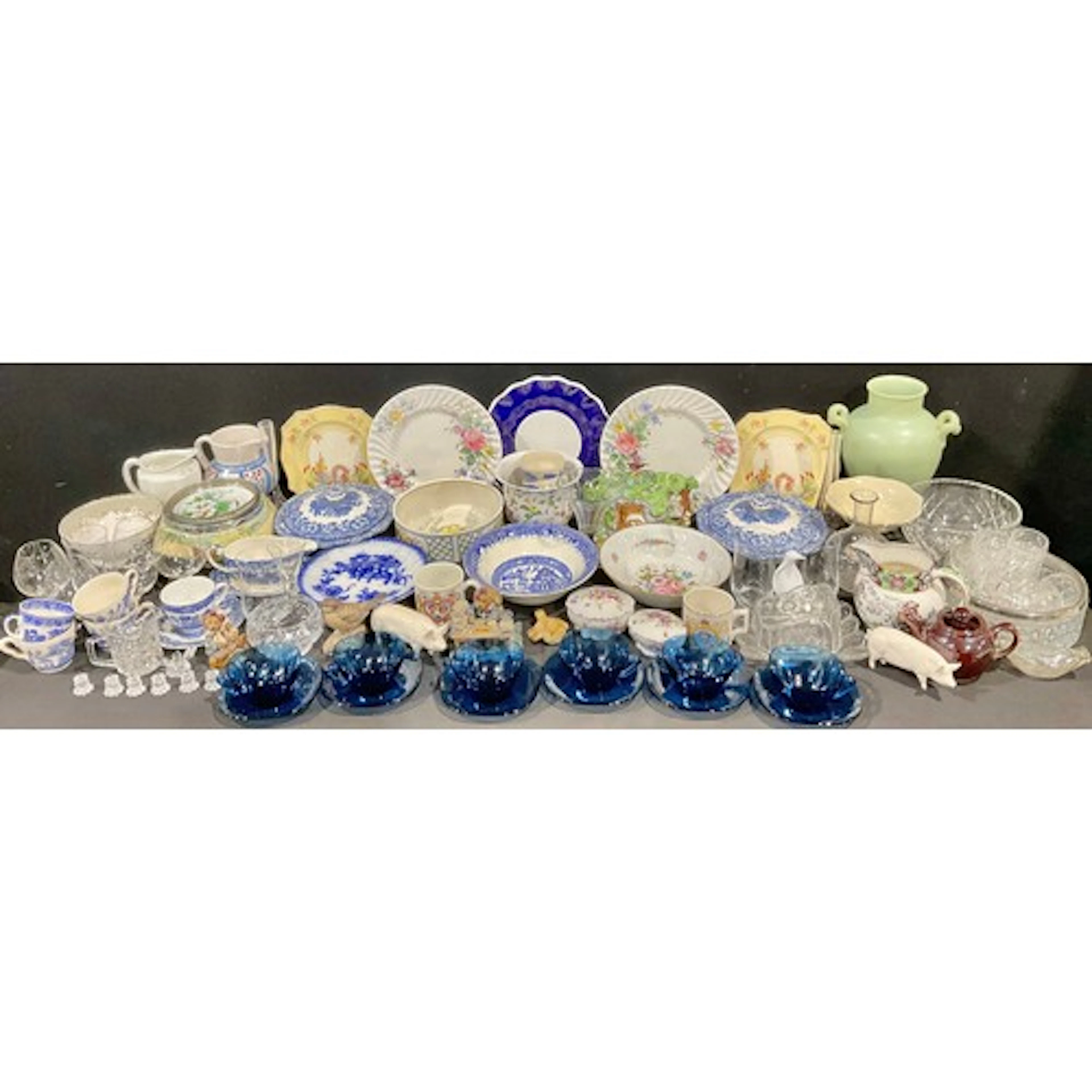 Ceramics & Glass - a quantity of porcelain to include Moritz...