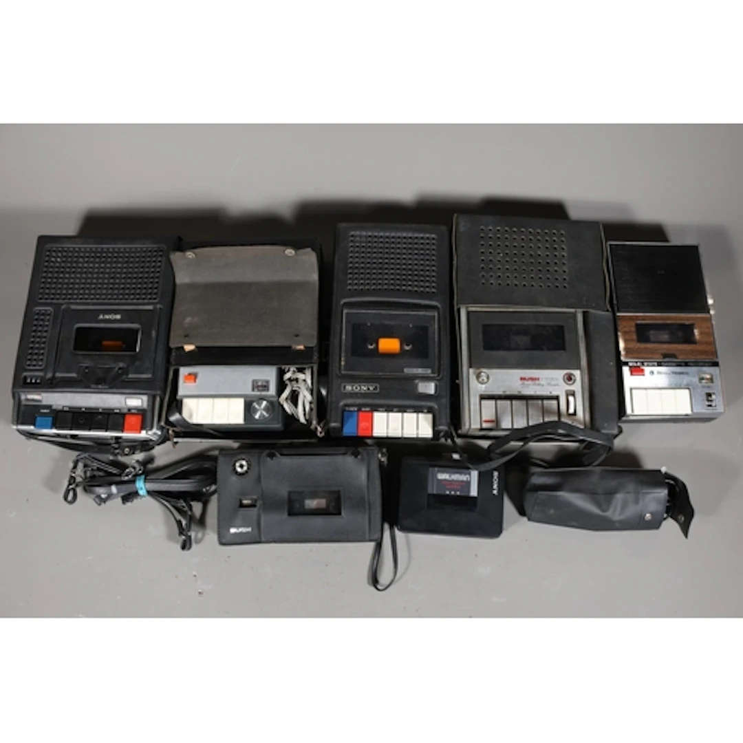 Quantity of portable, Branded Cassette Decks , Sony, Marconi...