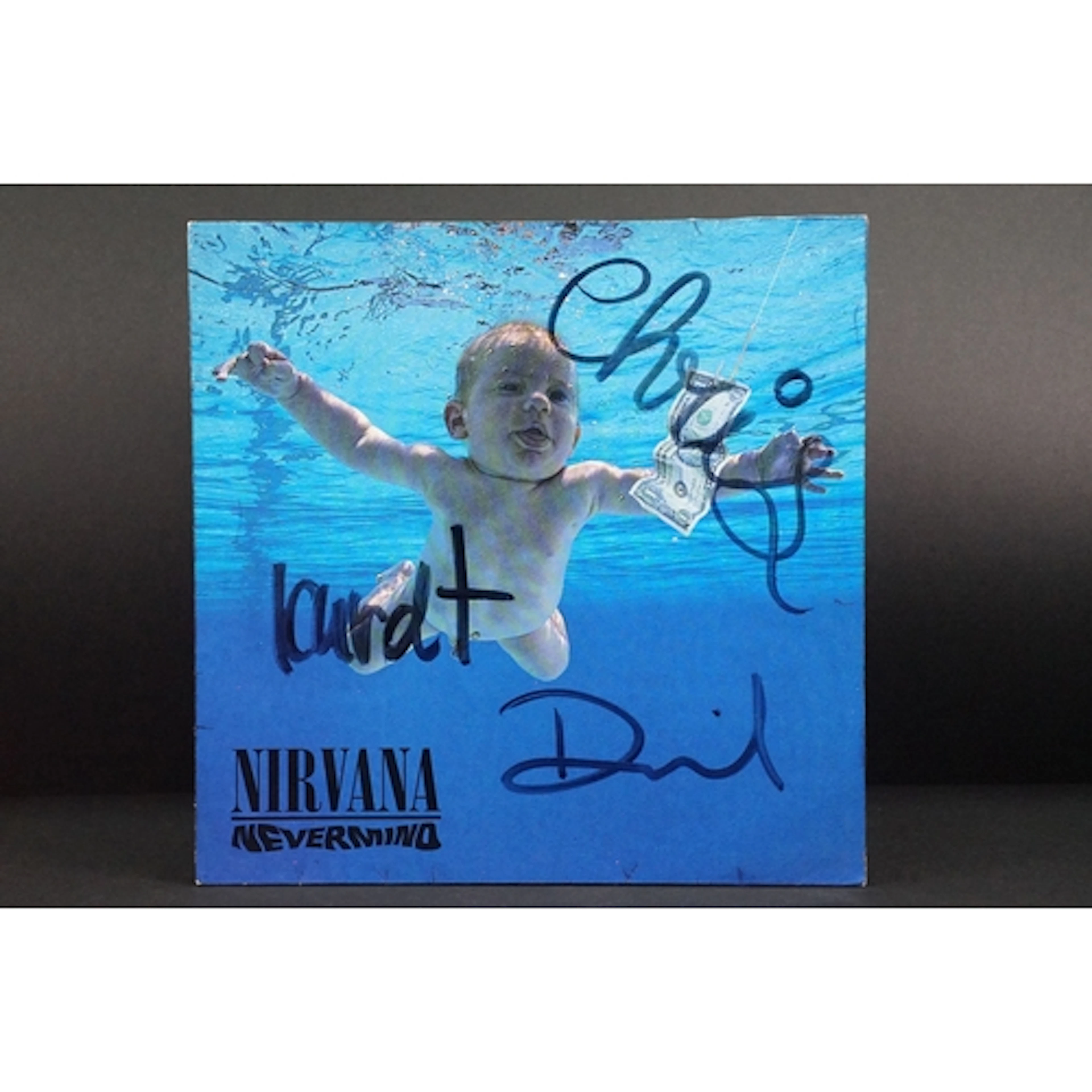 Vinyl / Autograph - fully signed copy of Nirvana Nevermind L...