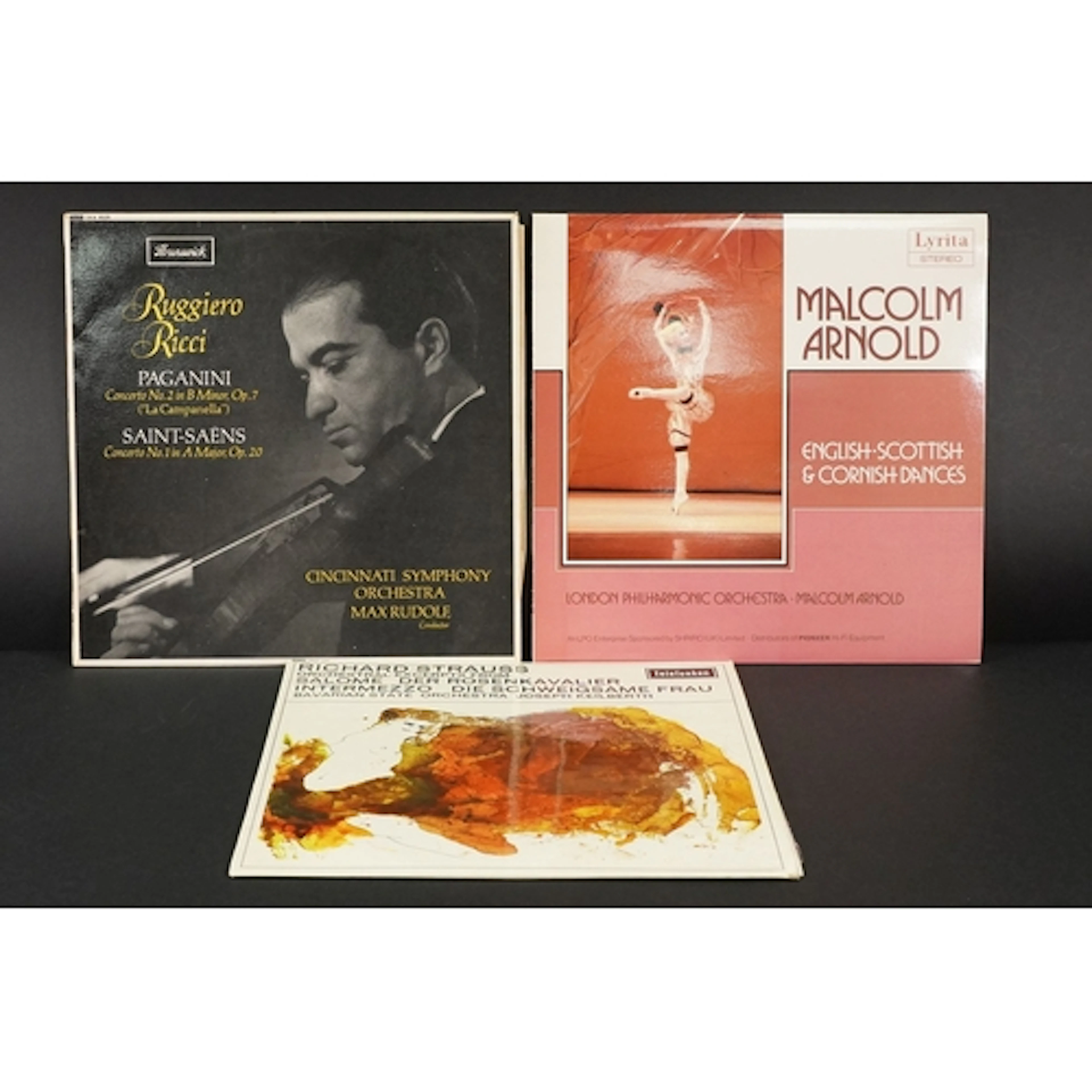 Vinyl - 3 UK Classical ED1 stereo LP’s to include: Malcolm A...