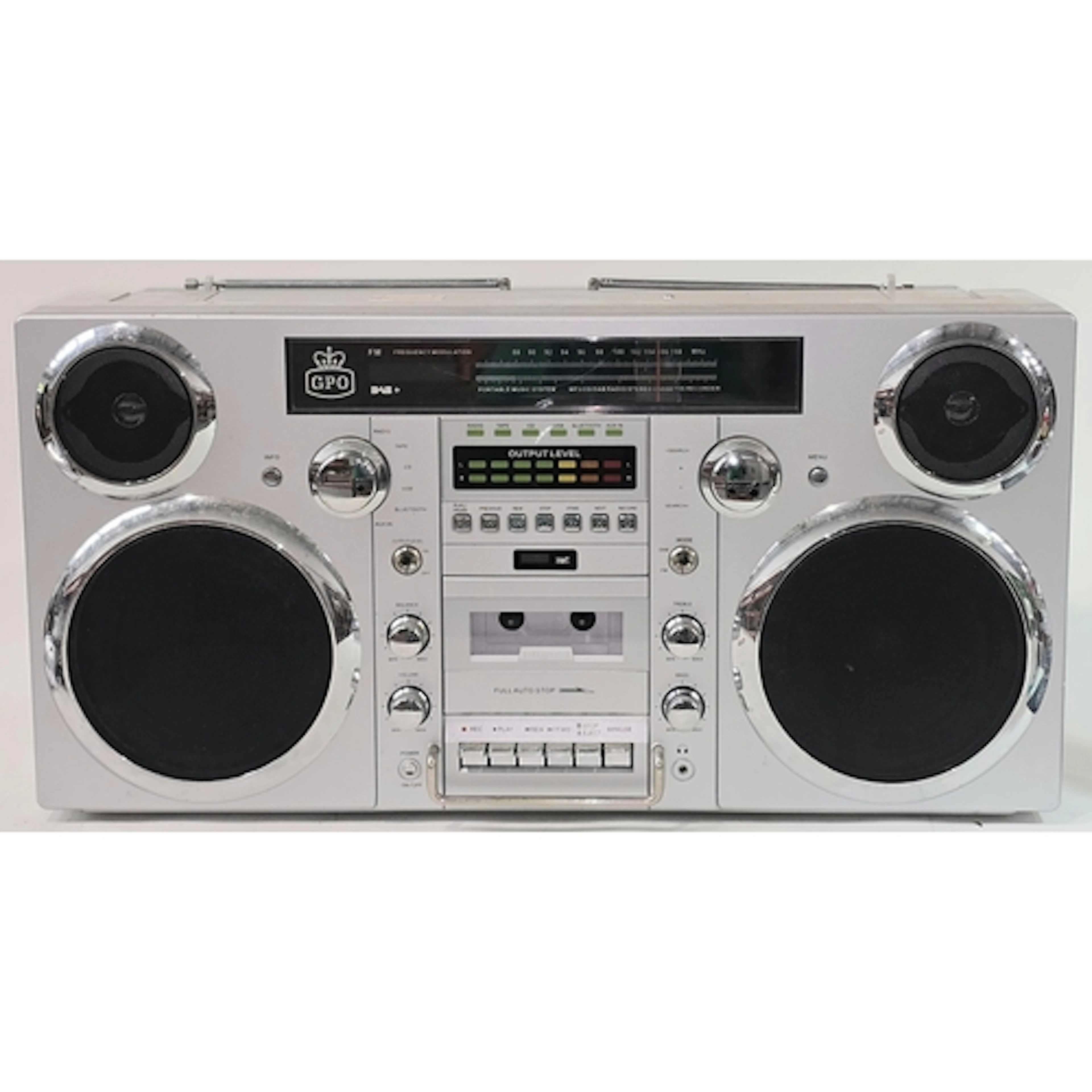 A modern GPO Brooklyn vintage style boombox with DAB+ Radio,...