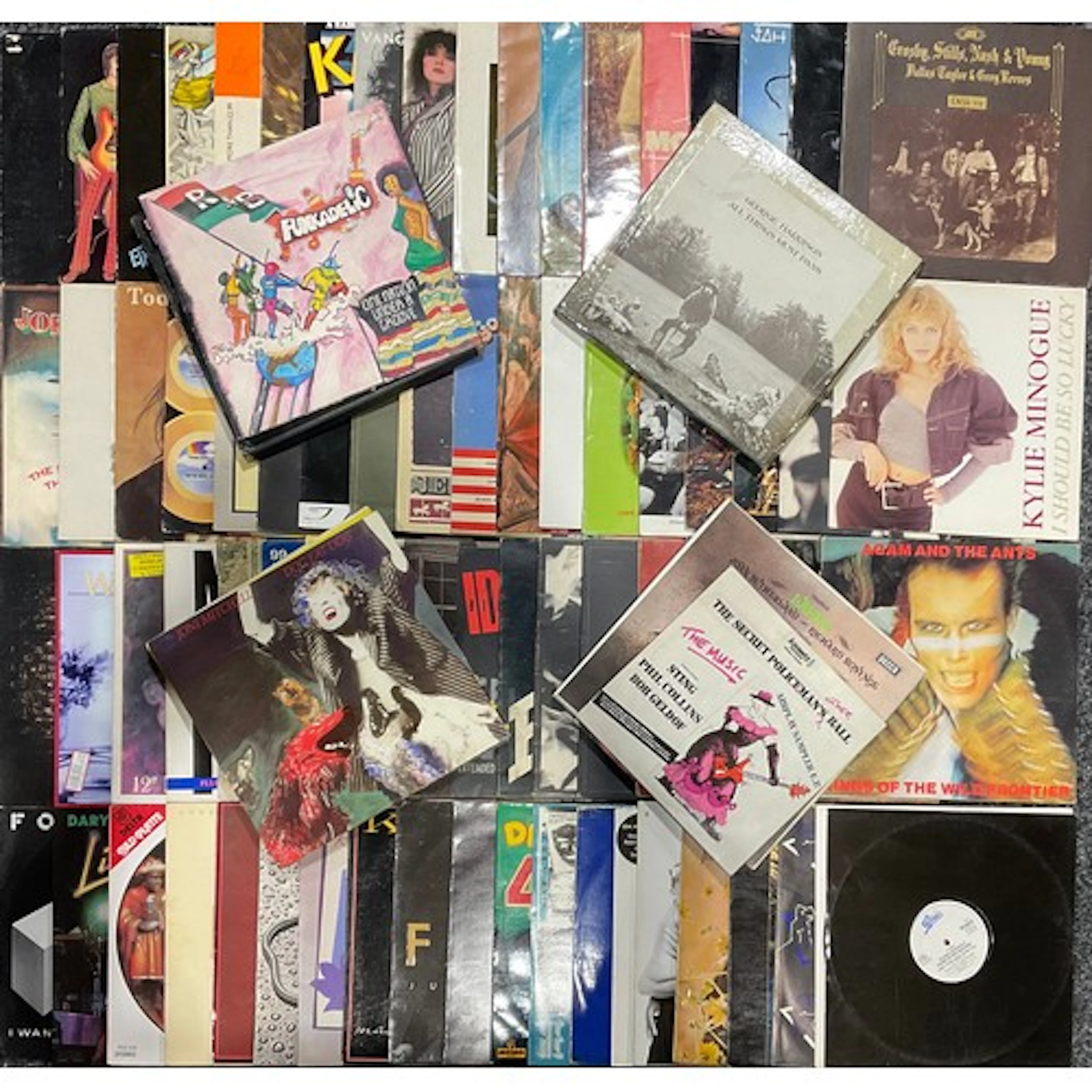 Vinyl Records – LP’s and 12” 45rpm Singles – including Bridg...