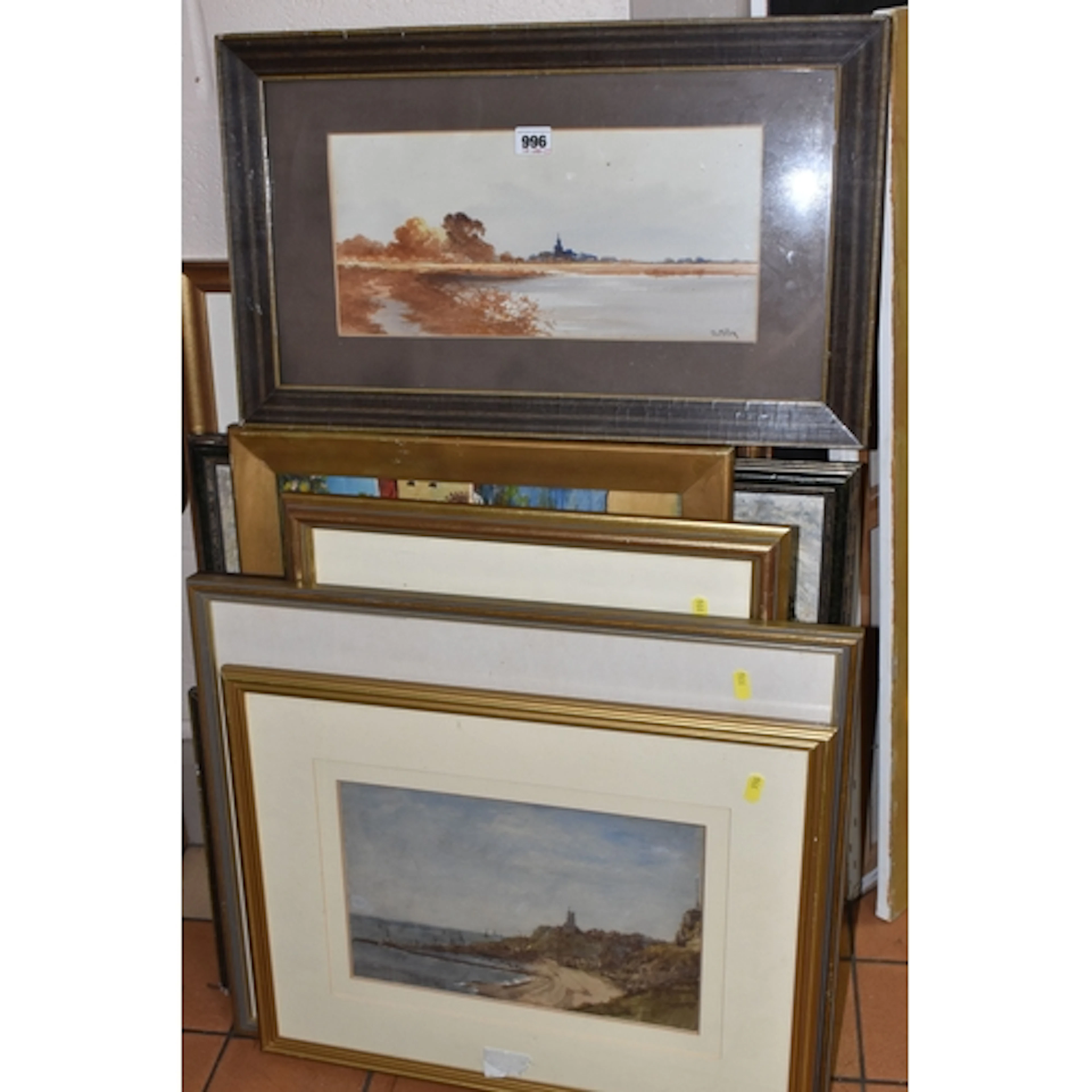 A SMALL COLLECTION OF 20TH CENTURY PAINTINGS, comprising a G...
