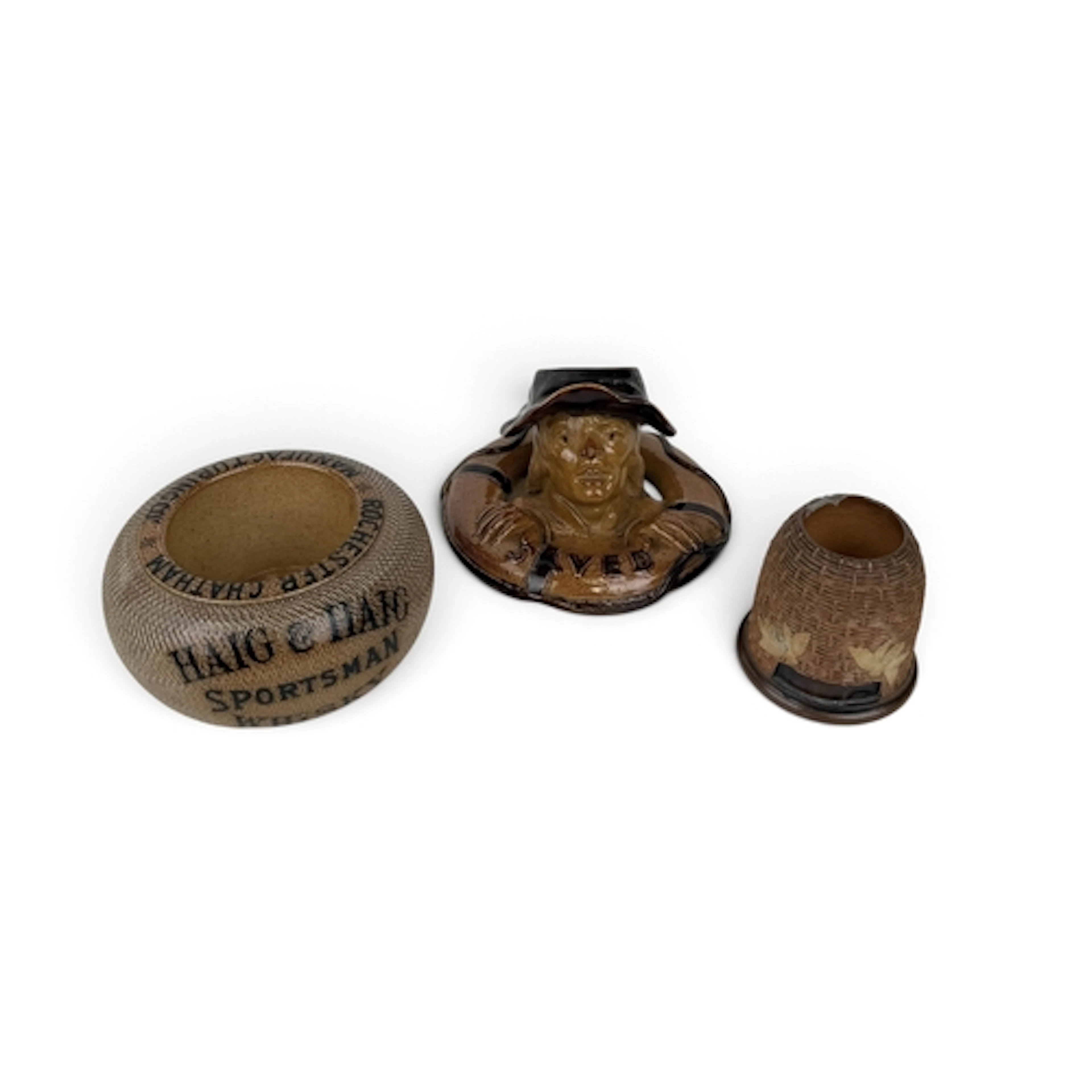 A DOULTON LAMBETH SALT-GLAZED STONEWARE MATCH STAND, 1894 In...
