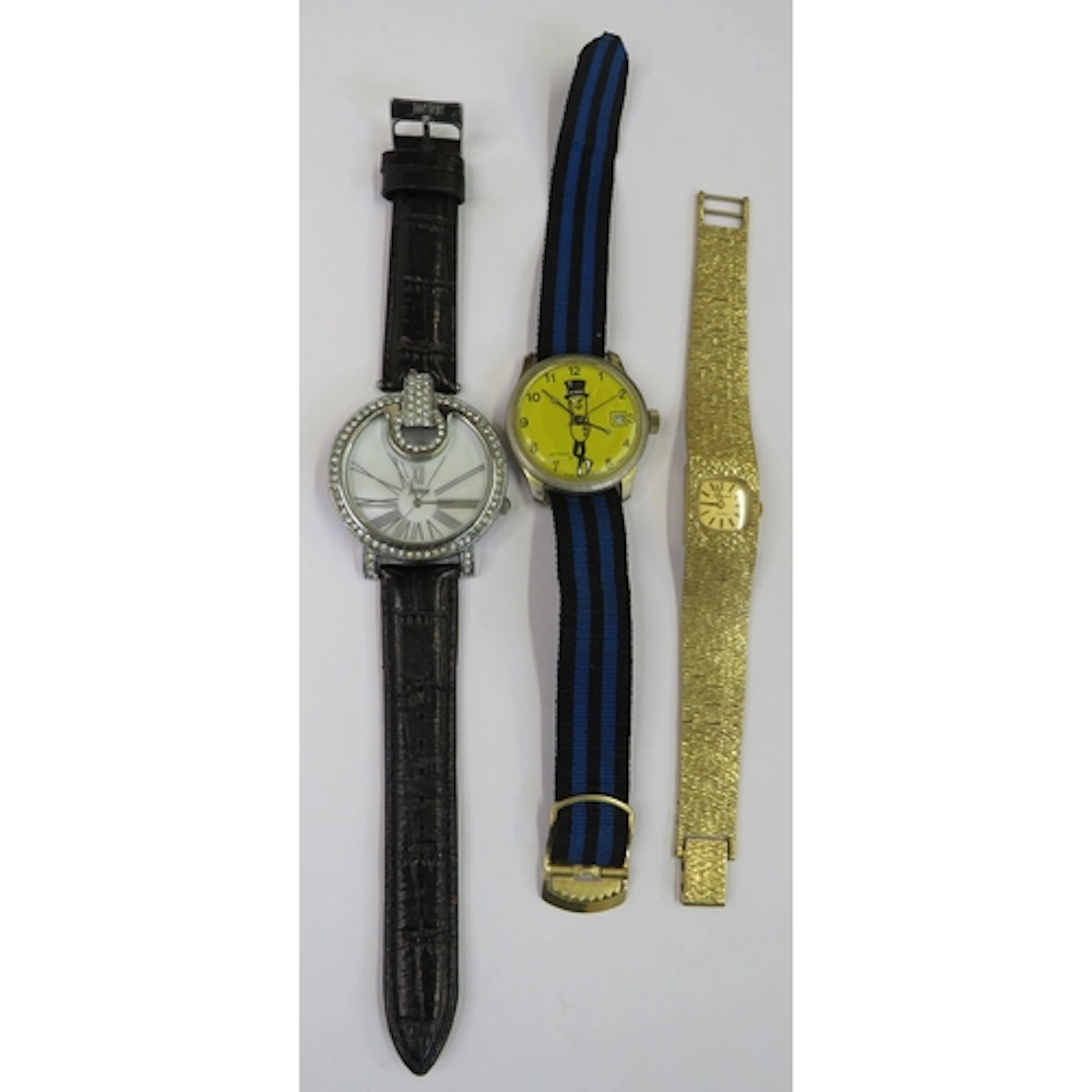 Mr Peanut Wristwatch, date aperture UNTESTED, Janet Reader b...