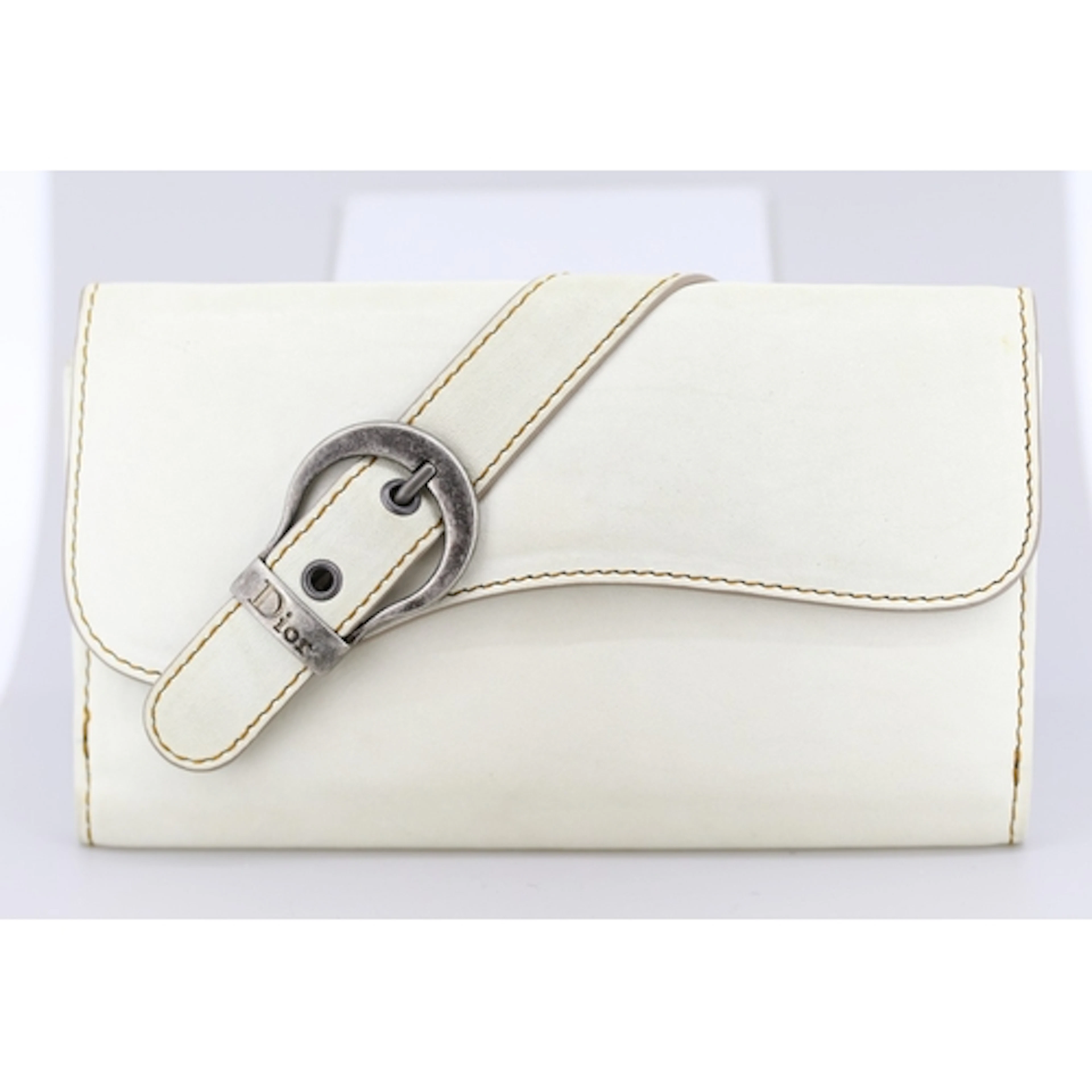 Matching Vintage Christina Dior Gaucho Saddle Beige Leather ...