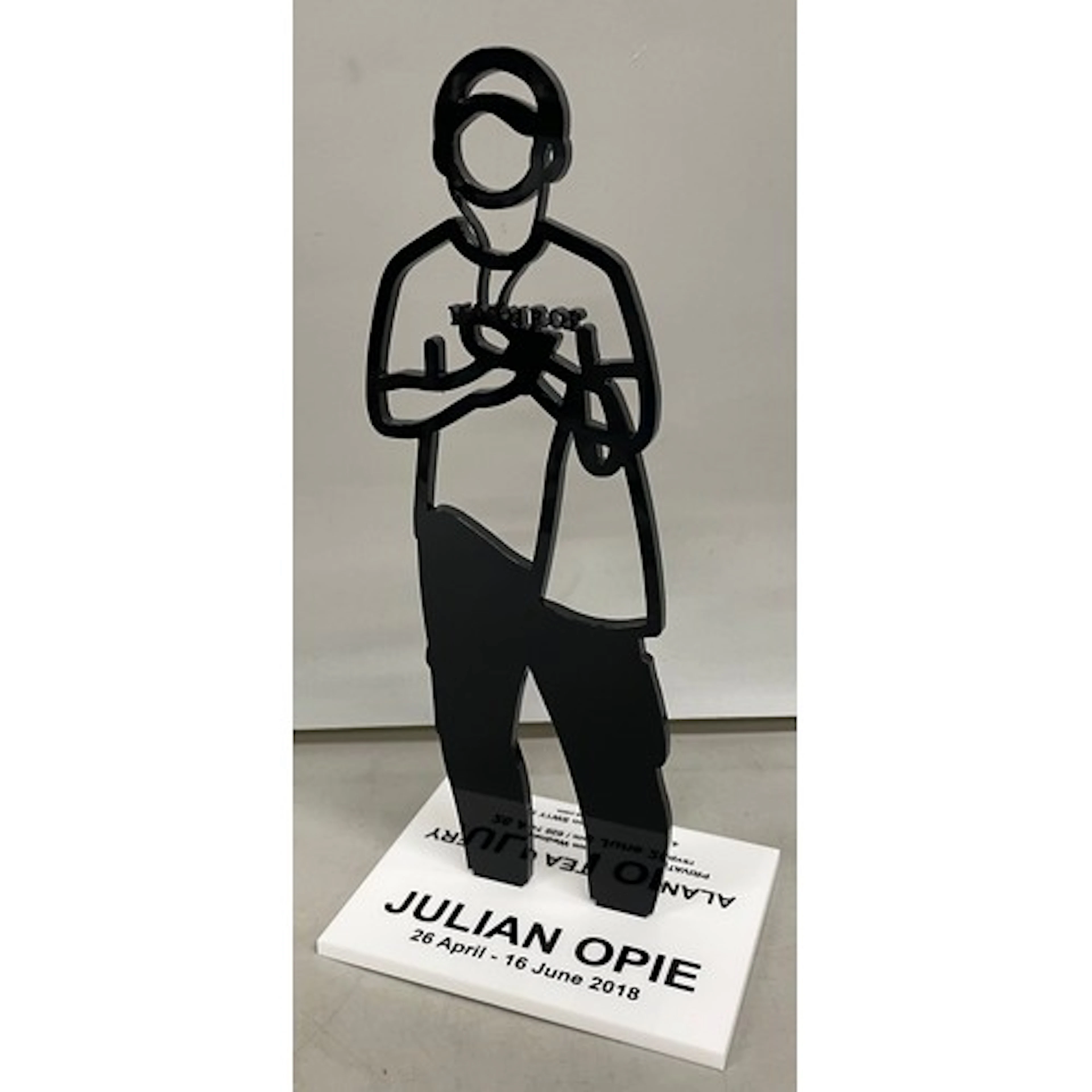 Julian Opie (b.1958), 2018 freestanding statuette, Headphone...