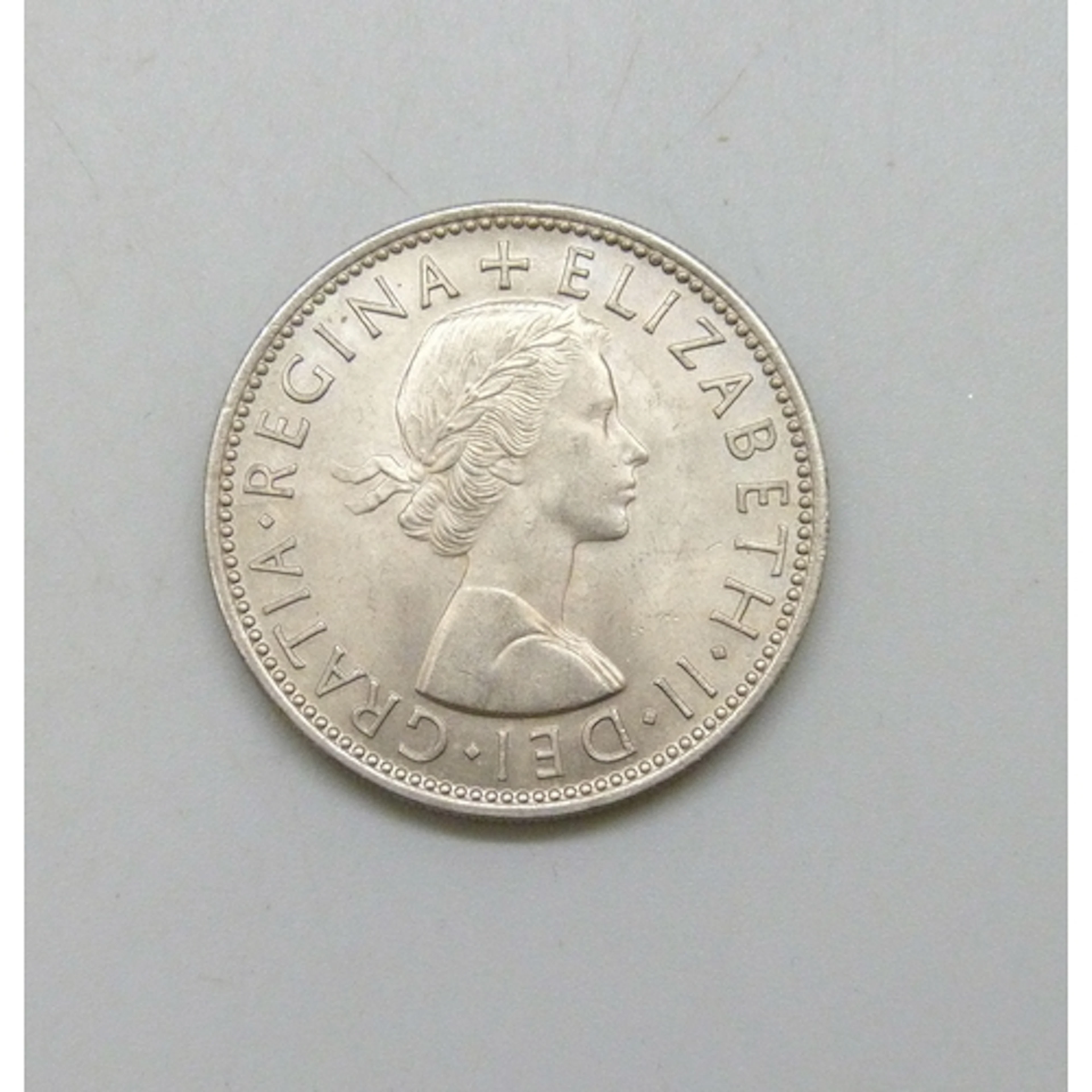 Coins - an Elizabeth II 1955 florin, uncirculated and scarce