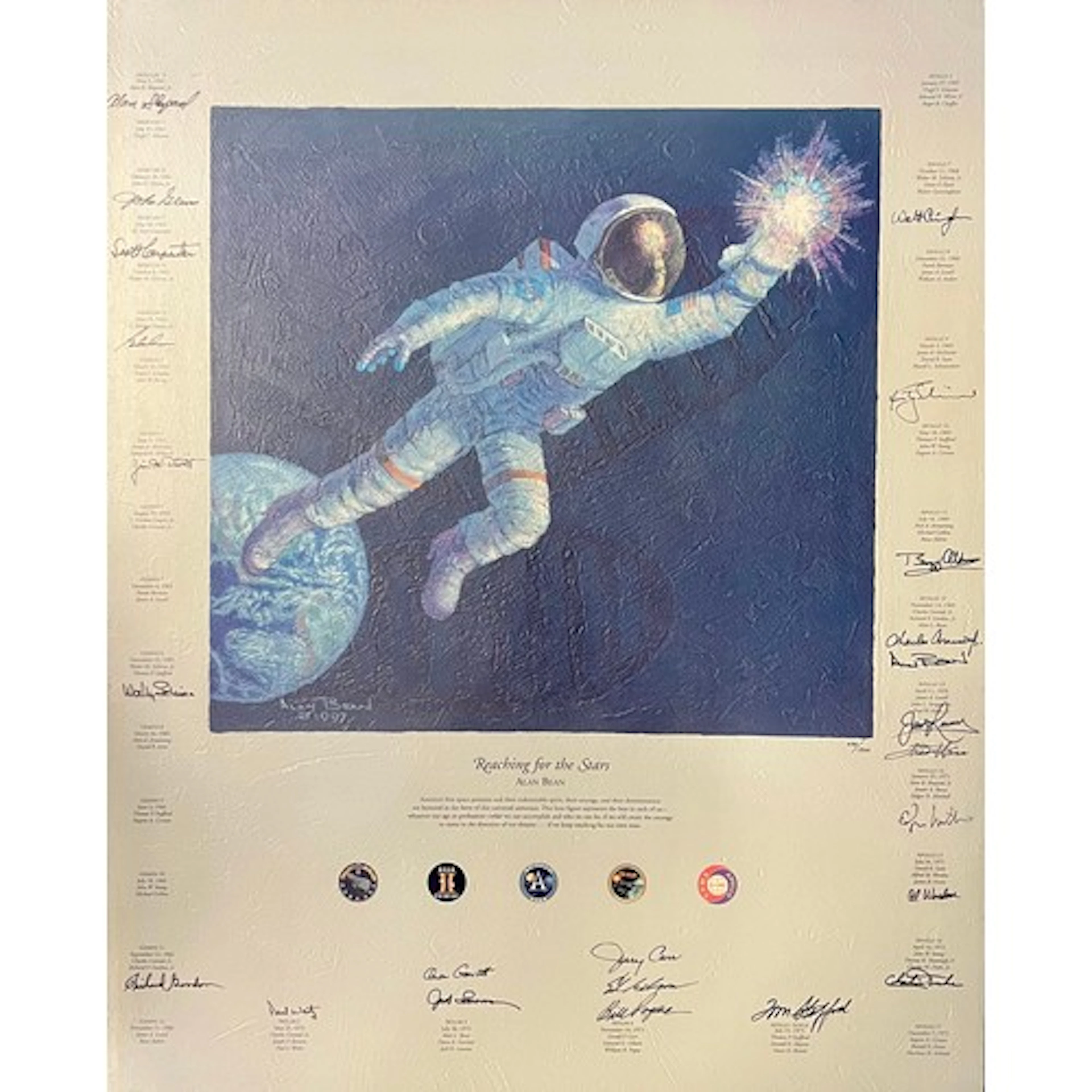 Alan Bean (American, 1932-2018), Reaching for the Stars, tex...