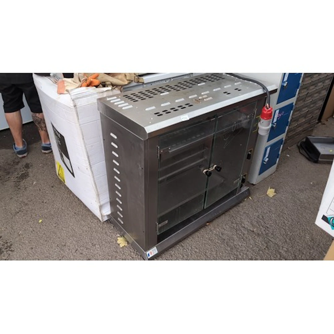 Roller Grill commercial electric rotisserie oven in stainles...