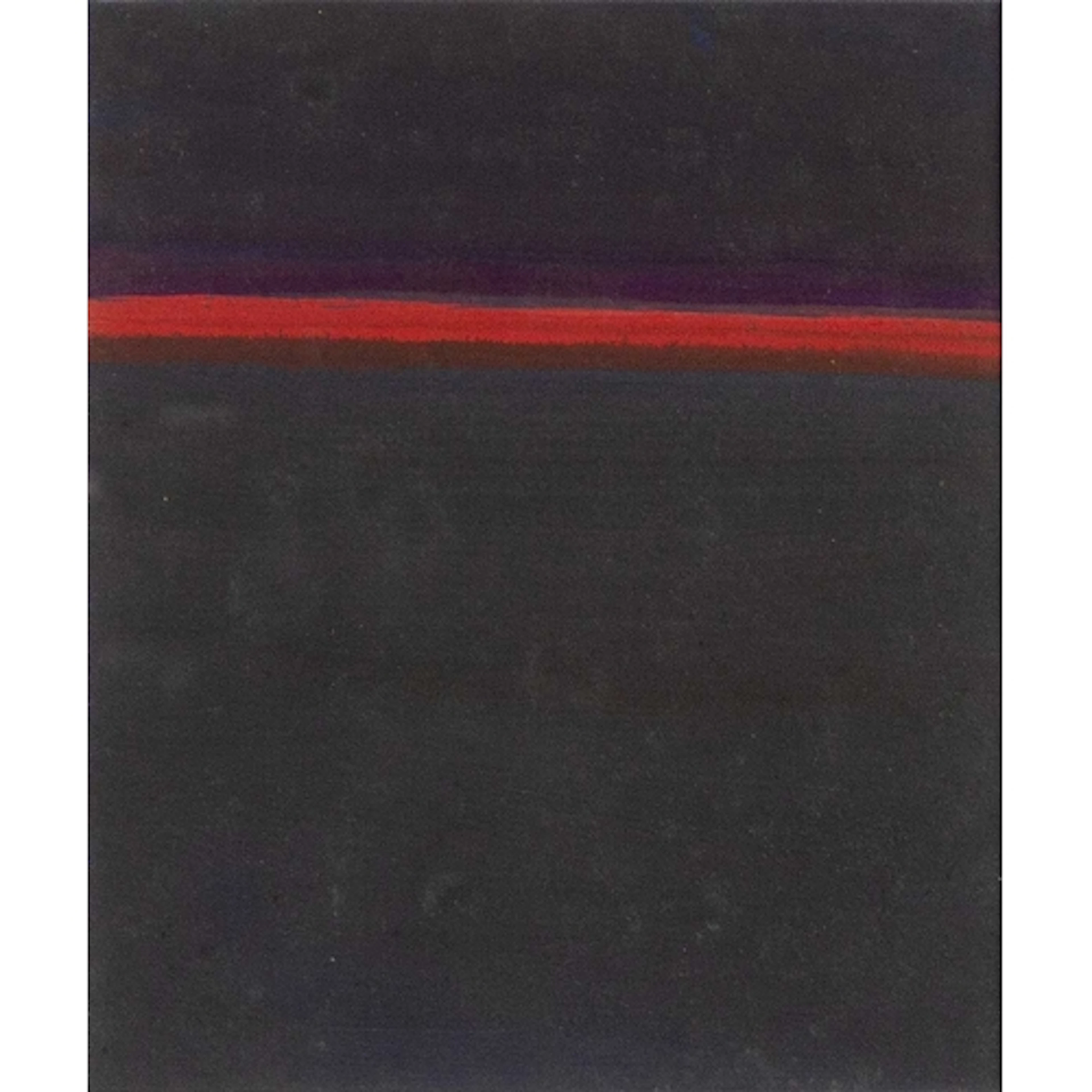 § John MILLER (1931-2002) Horizon Glow Gouache, stamp signe...