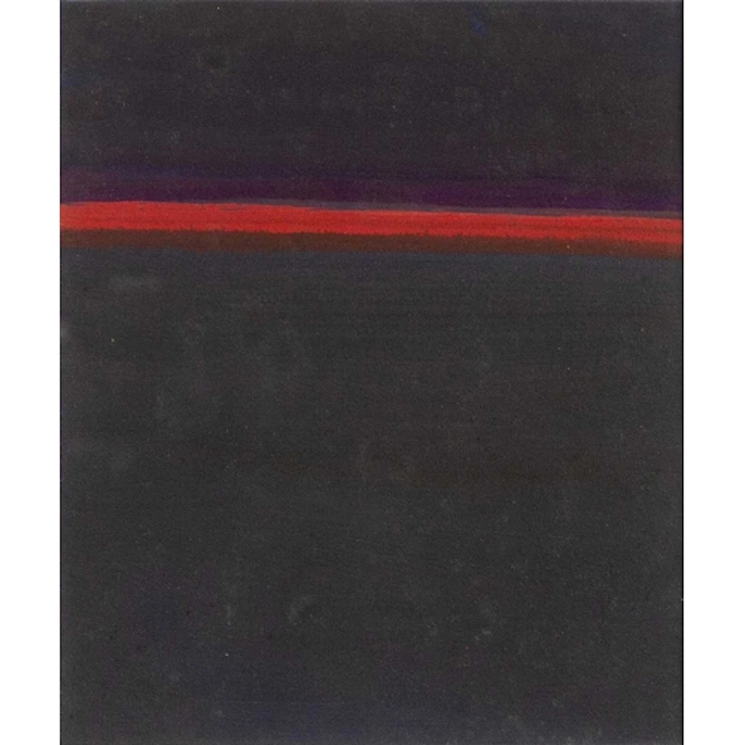 § John MILLER (1931-2002) Horizon Glow Gouache, stamp signe...
