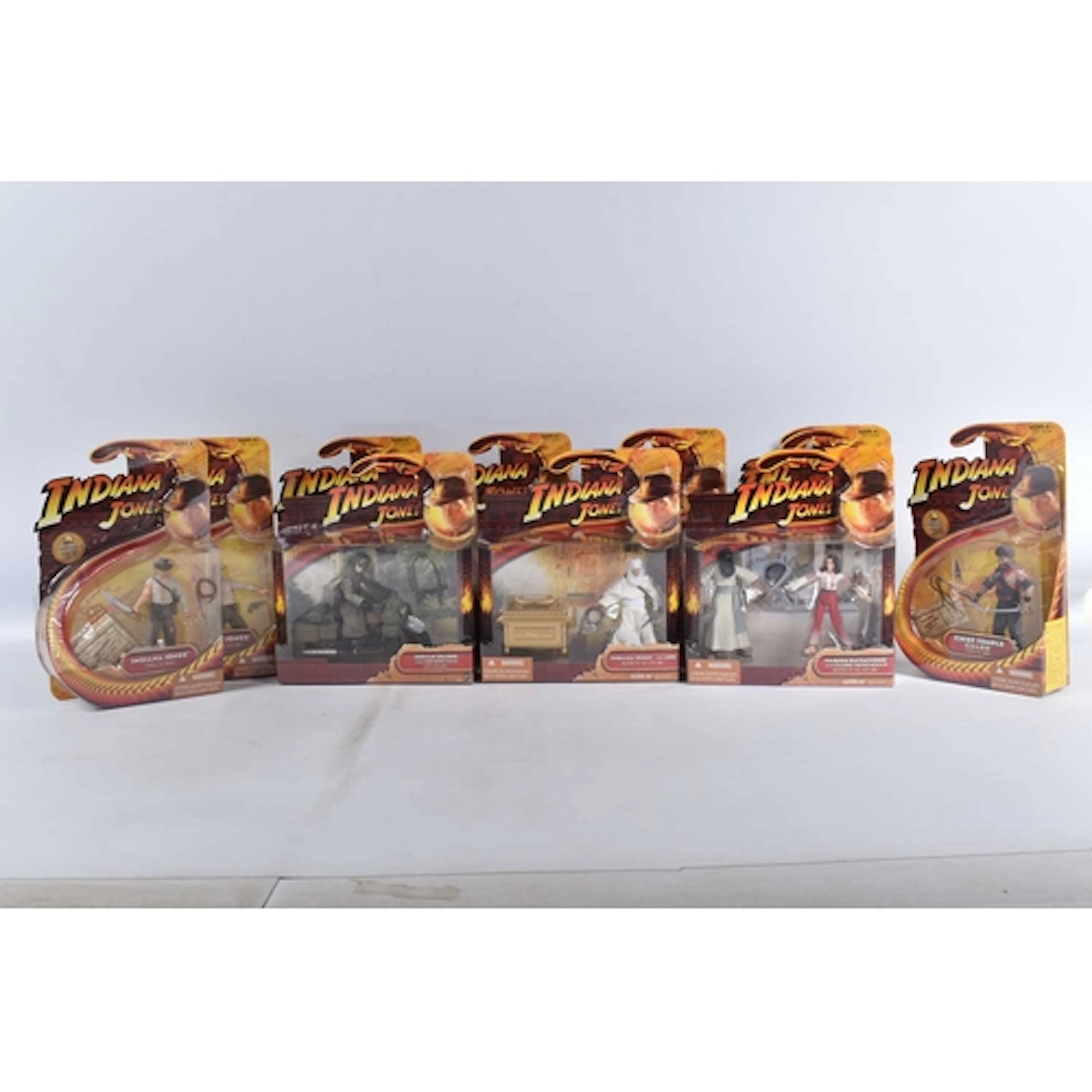 ELEVEN CARDED BLISTER HASBRO INDIANA JONES FIGURES, to inclu...