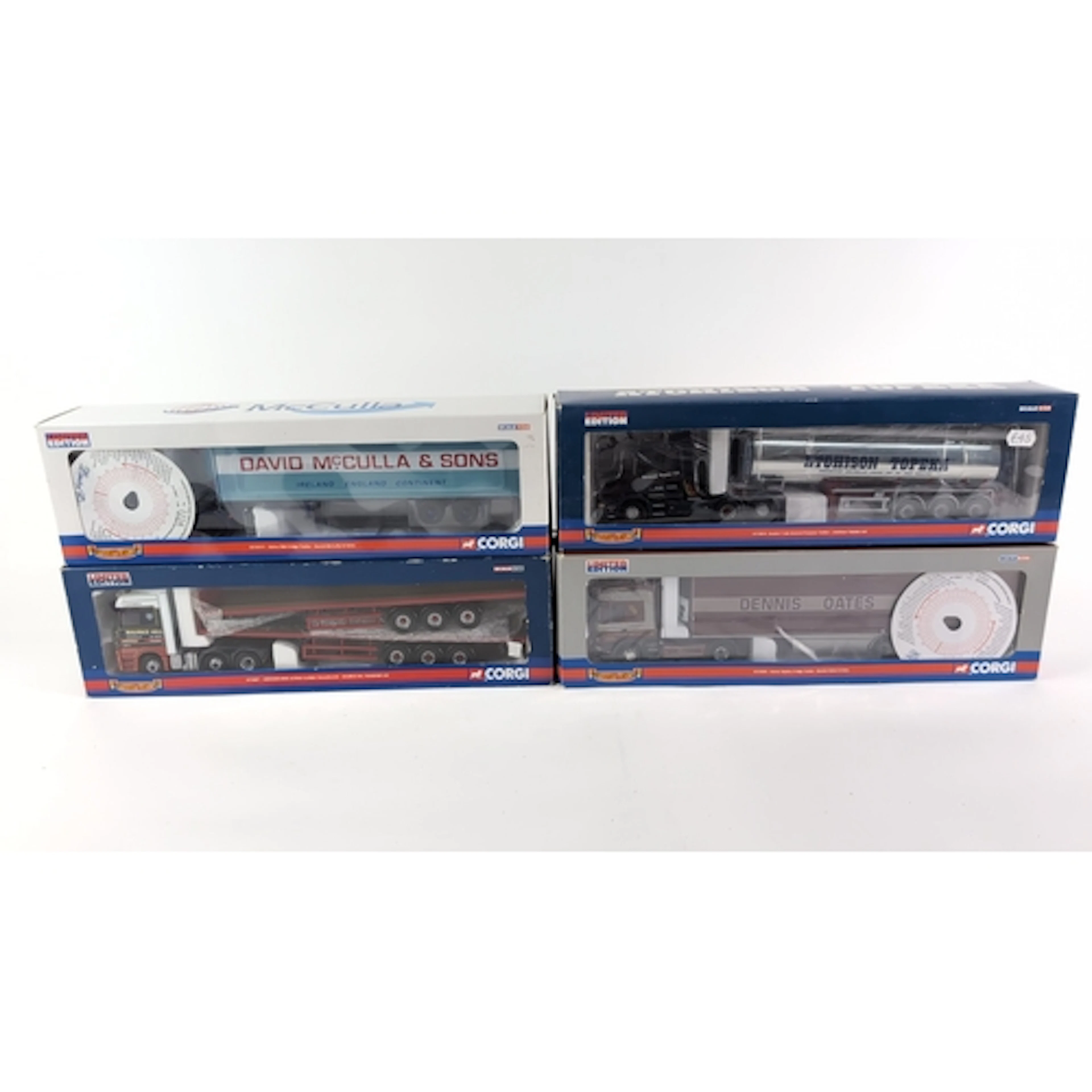 4 x Corgi “Hauliers of Renown” 1:50 scale die-cast articulat...