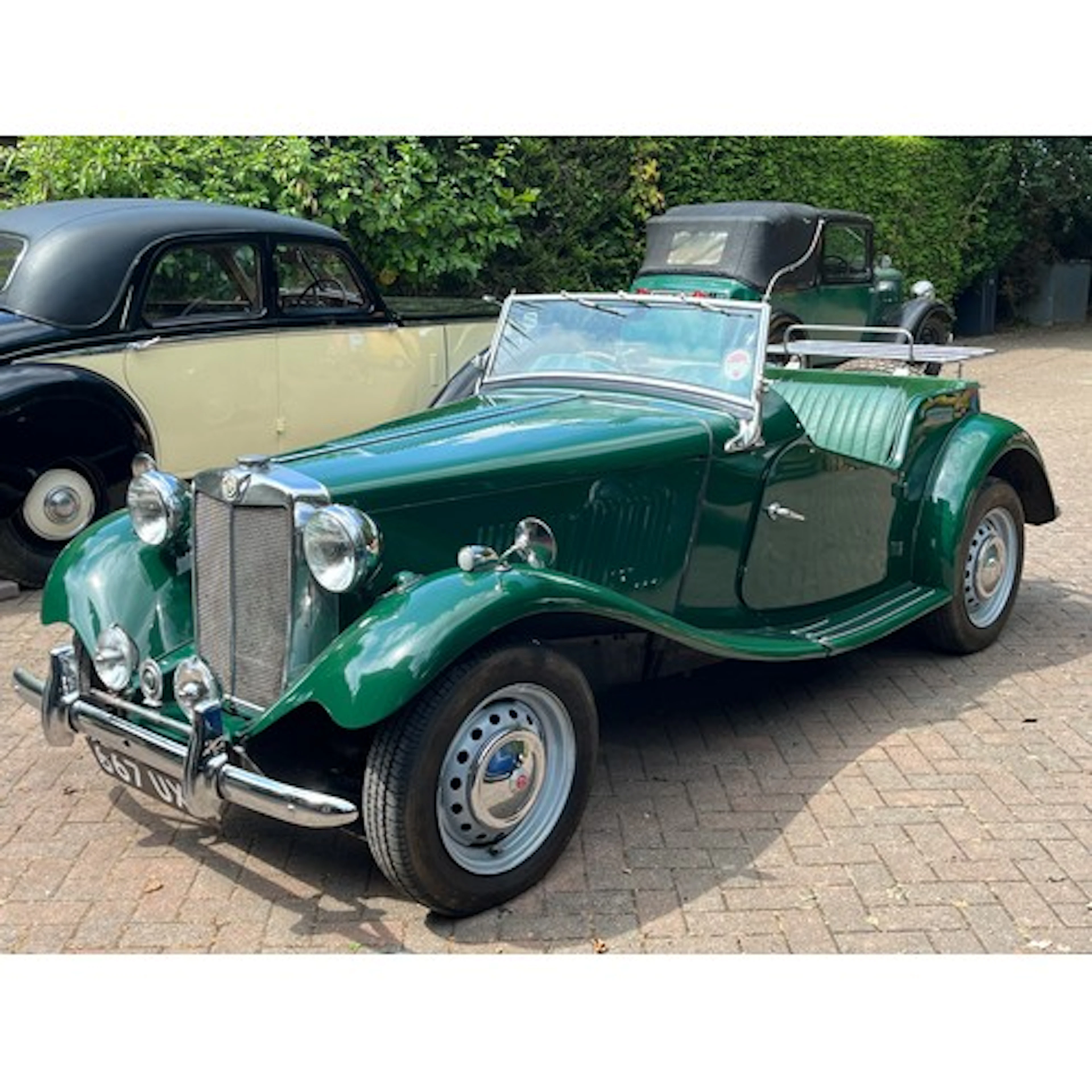1956 MG TD Roadster, 1250cc, green, Registration no. 667 UXY...