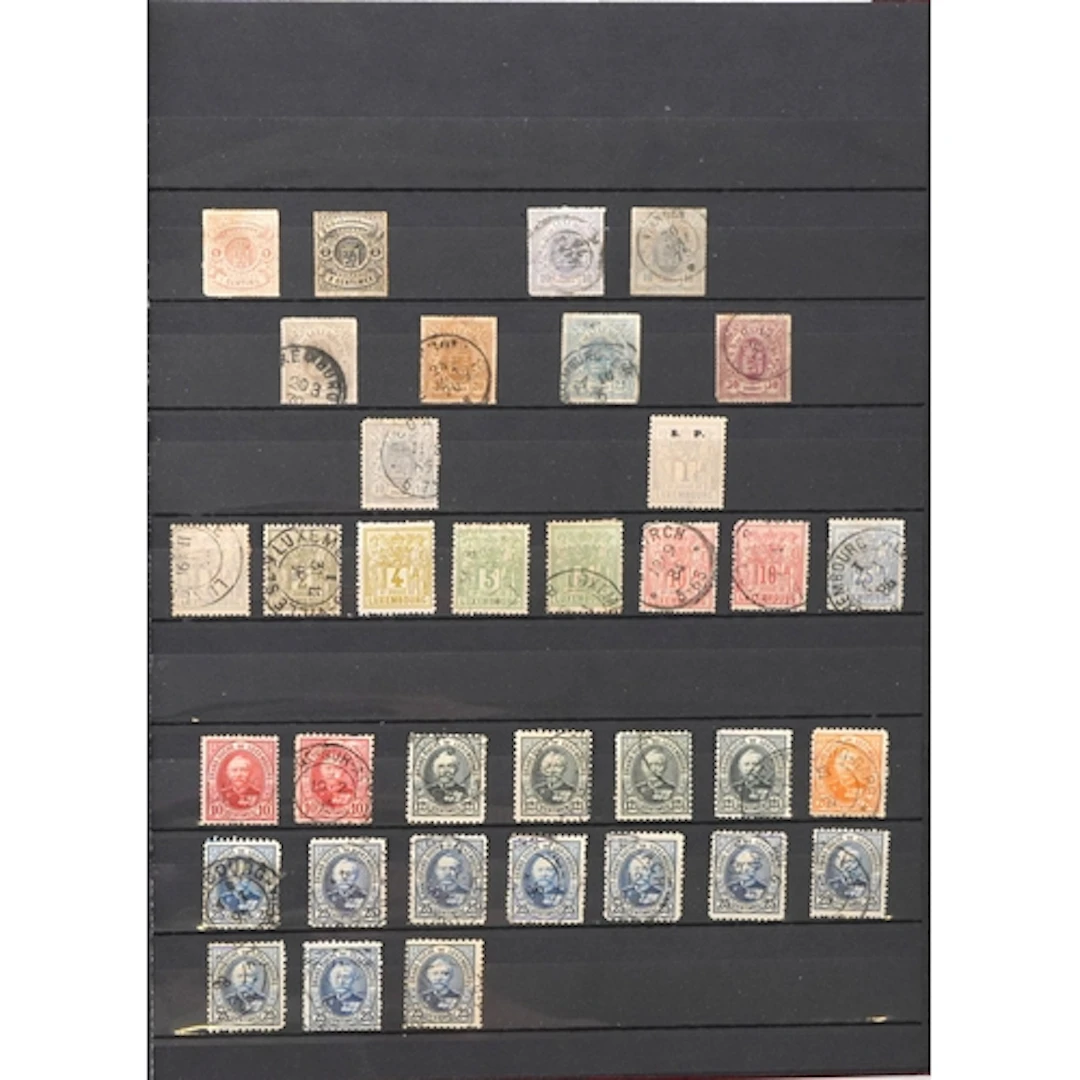Good range of 19th century and later Luxembourg stamps in mi...