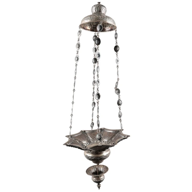A 19th century North European white metal Judenstern (Sabbat...