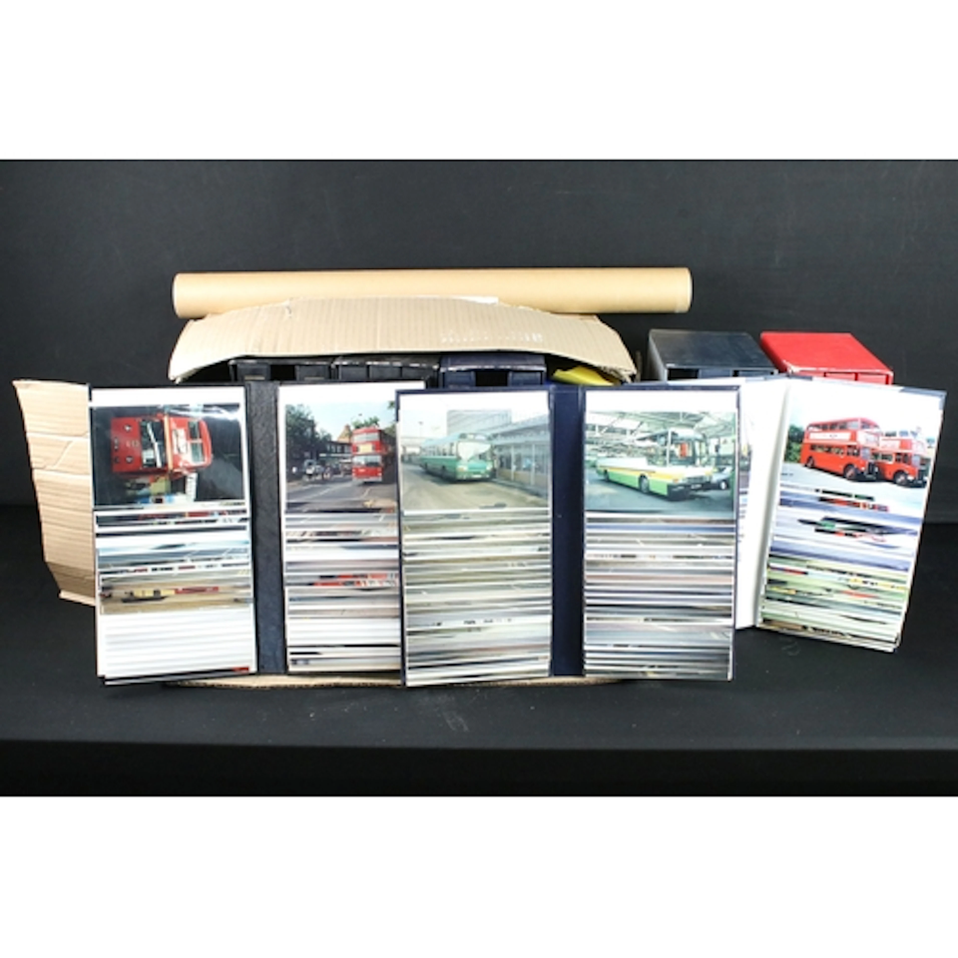 A large collection of Bus related photographs contained with...