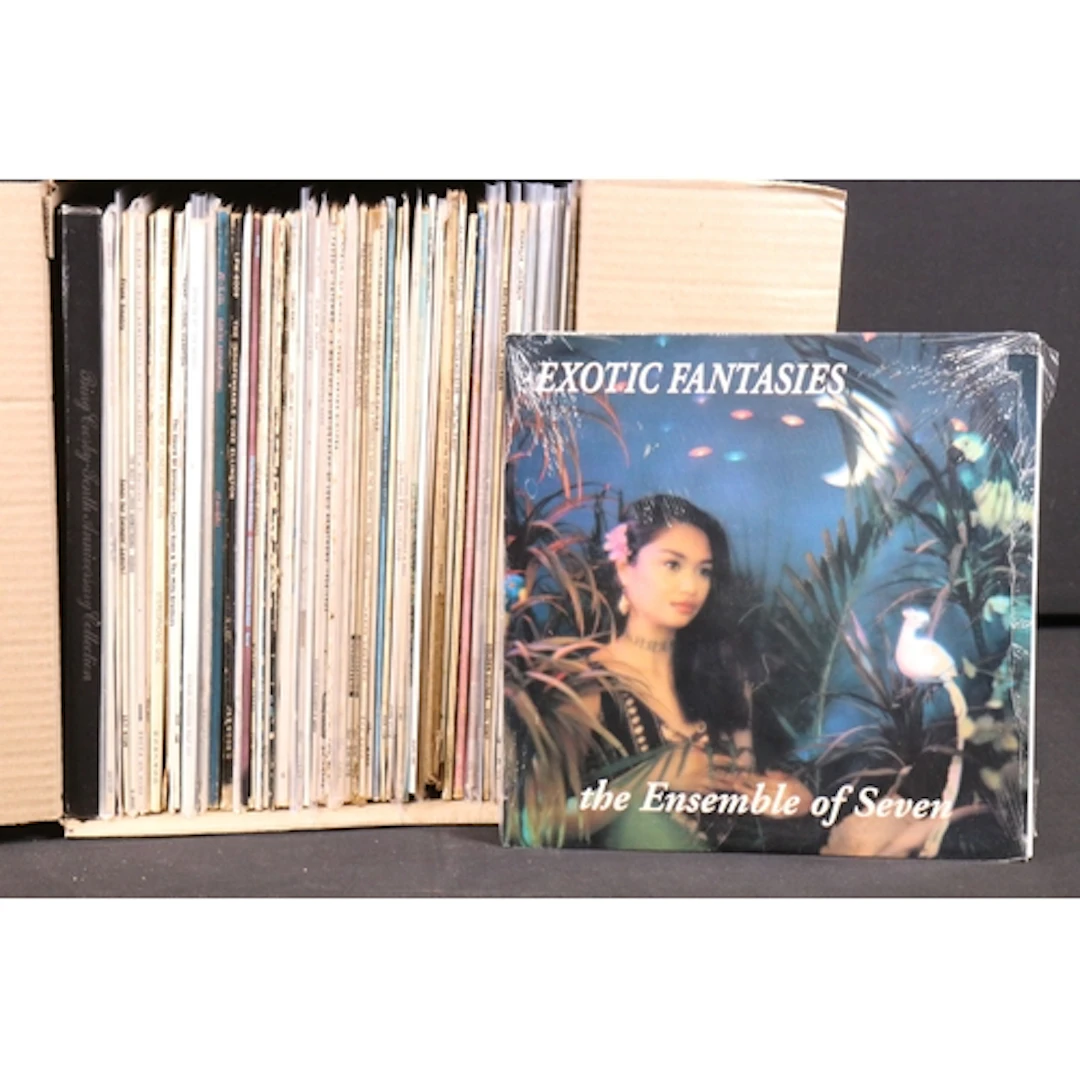 Vinyl - 54 Jazz LPs, 1 box set and 1 10" featuring US pressi...