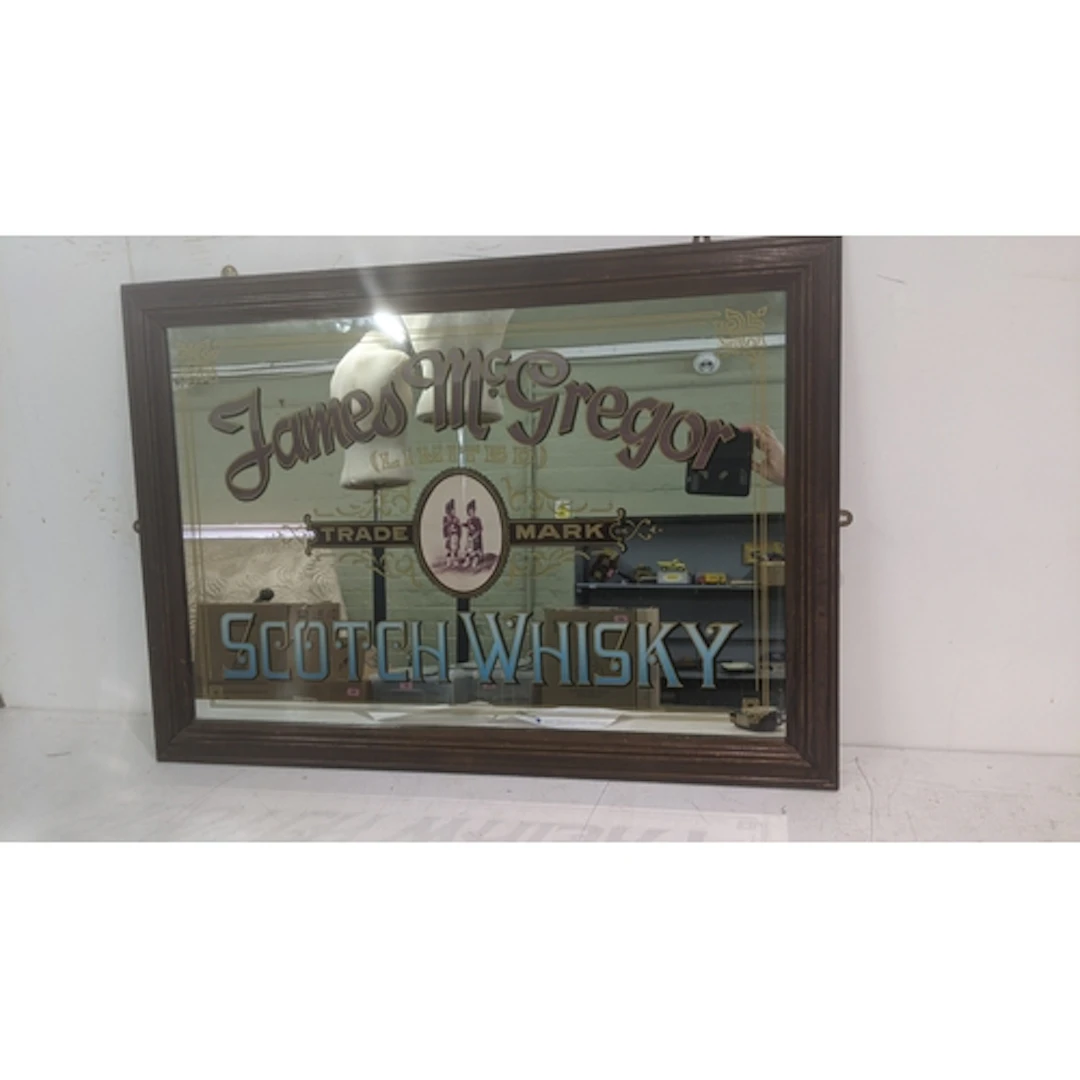 A James McGregor limited Scotch Whisky framed pub advertisin...