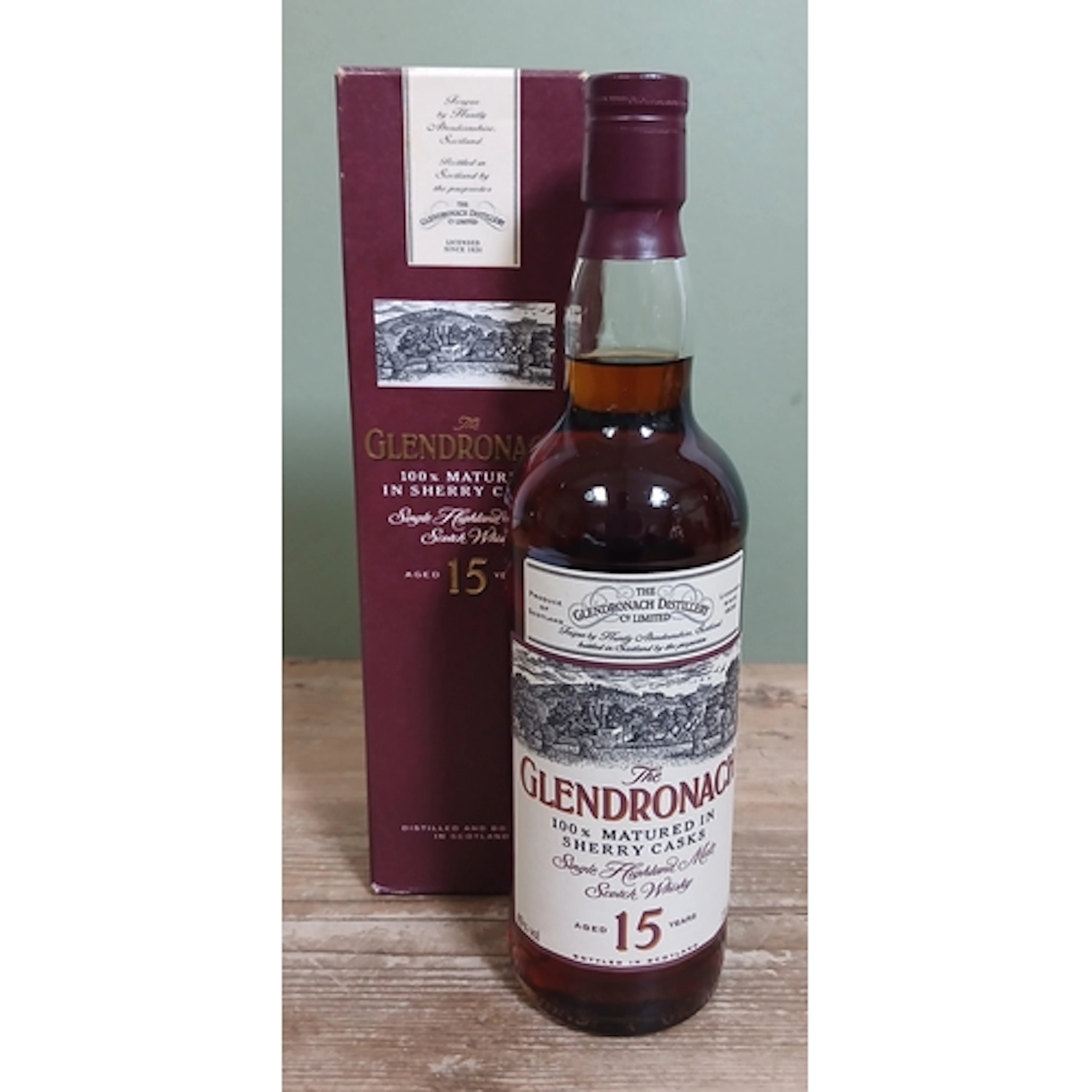Glendronach 15 year old 100% matured in sherry cask single m...