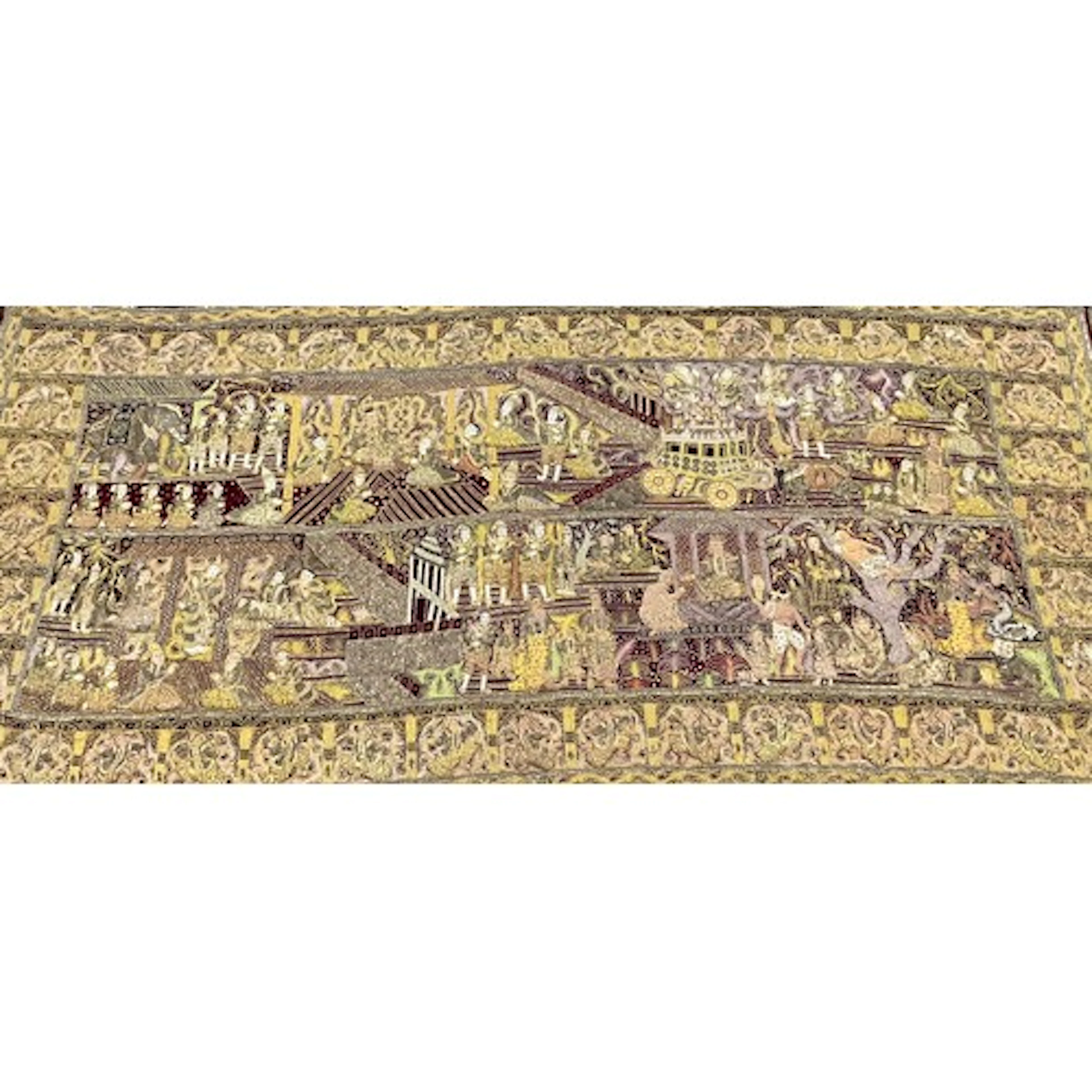 Burmese Textiles - a late 19th / early 20th century monument...
